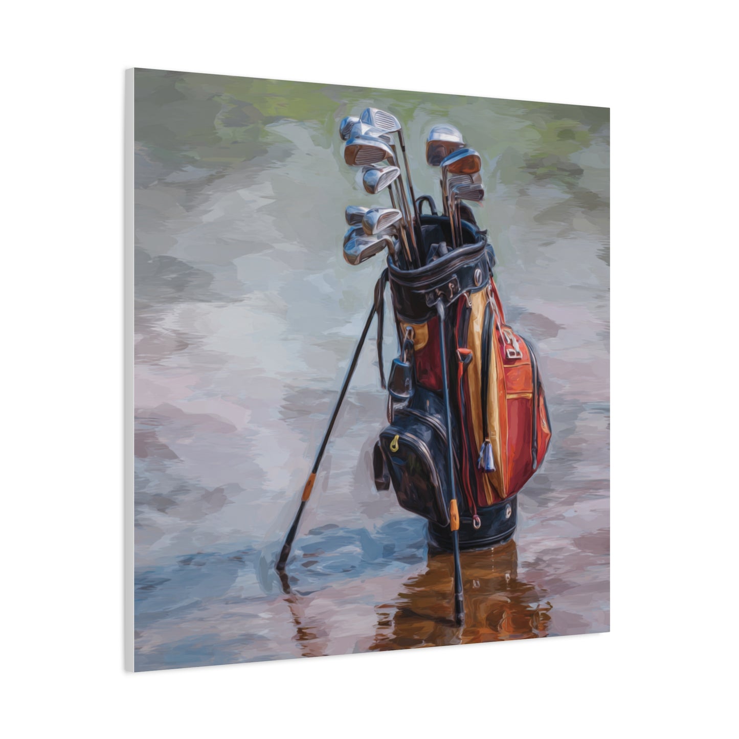 Golf Bag Canvas Art