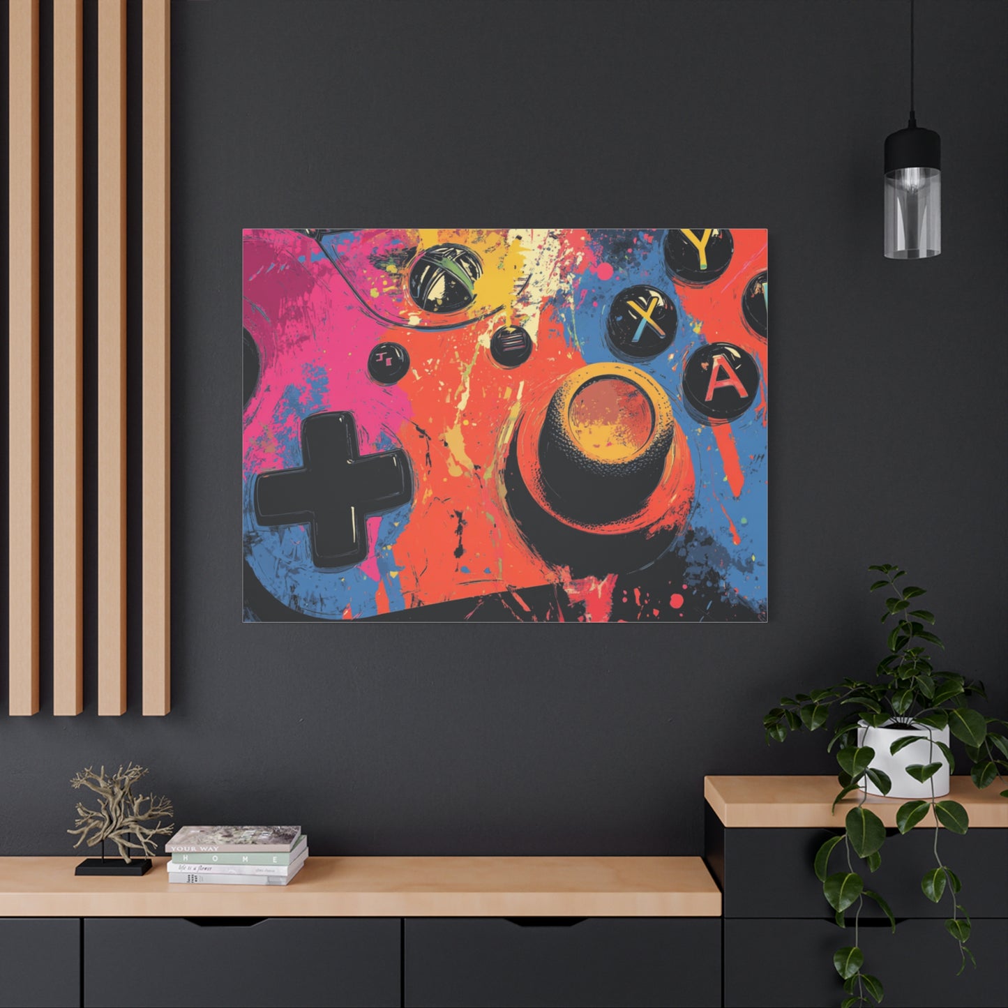 Bold Gaming Canvas Wall Art