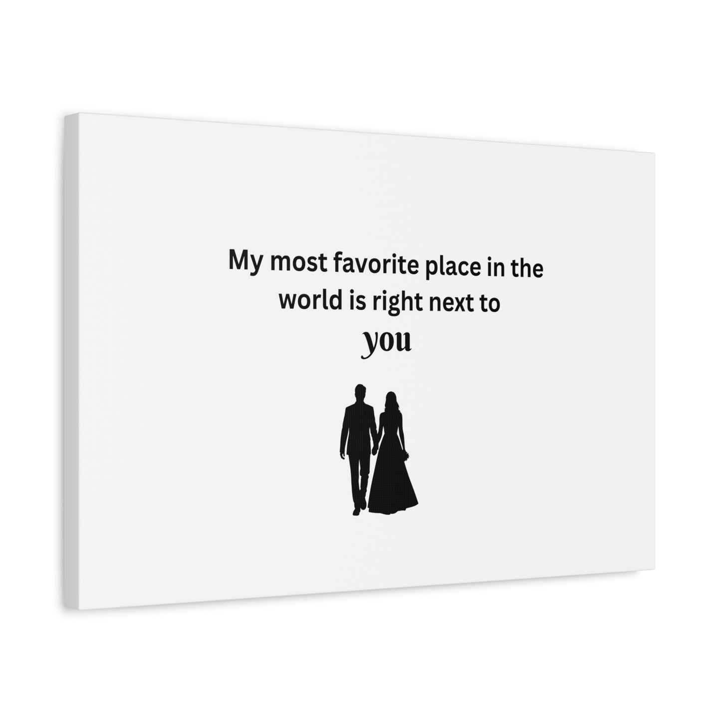 Romantic Wall Art, Perfect for Couples' Home Decor, Anniversary Gift, Relationship Gift, Love Quote Canvas
