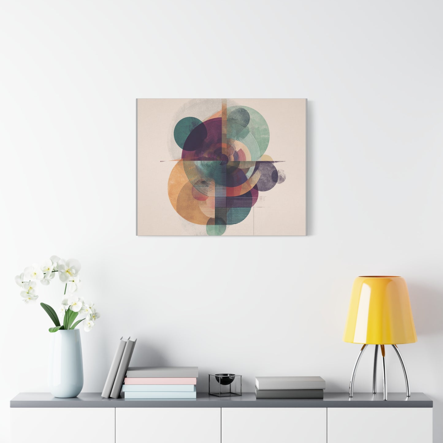 Abstract Geometric Wall Art Canvas