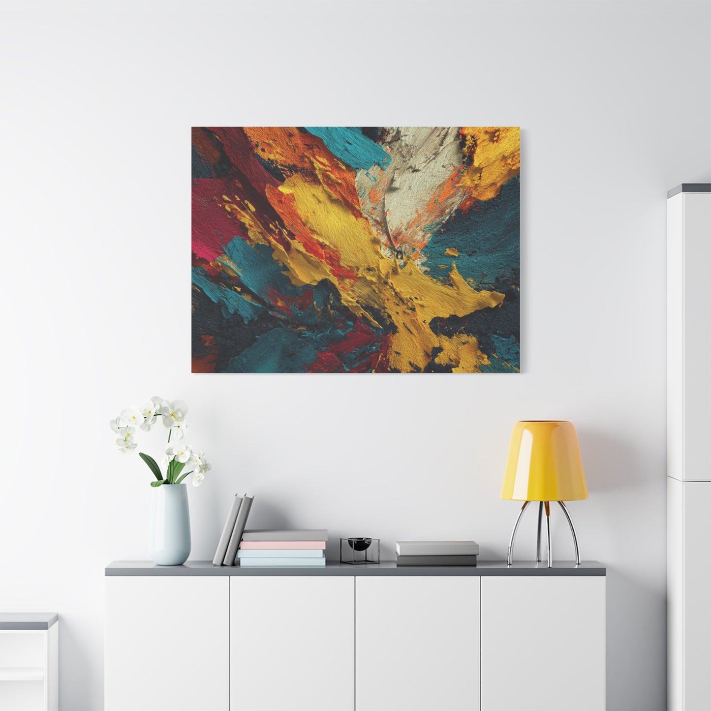 Colorful Abstract Canvas Wall Art