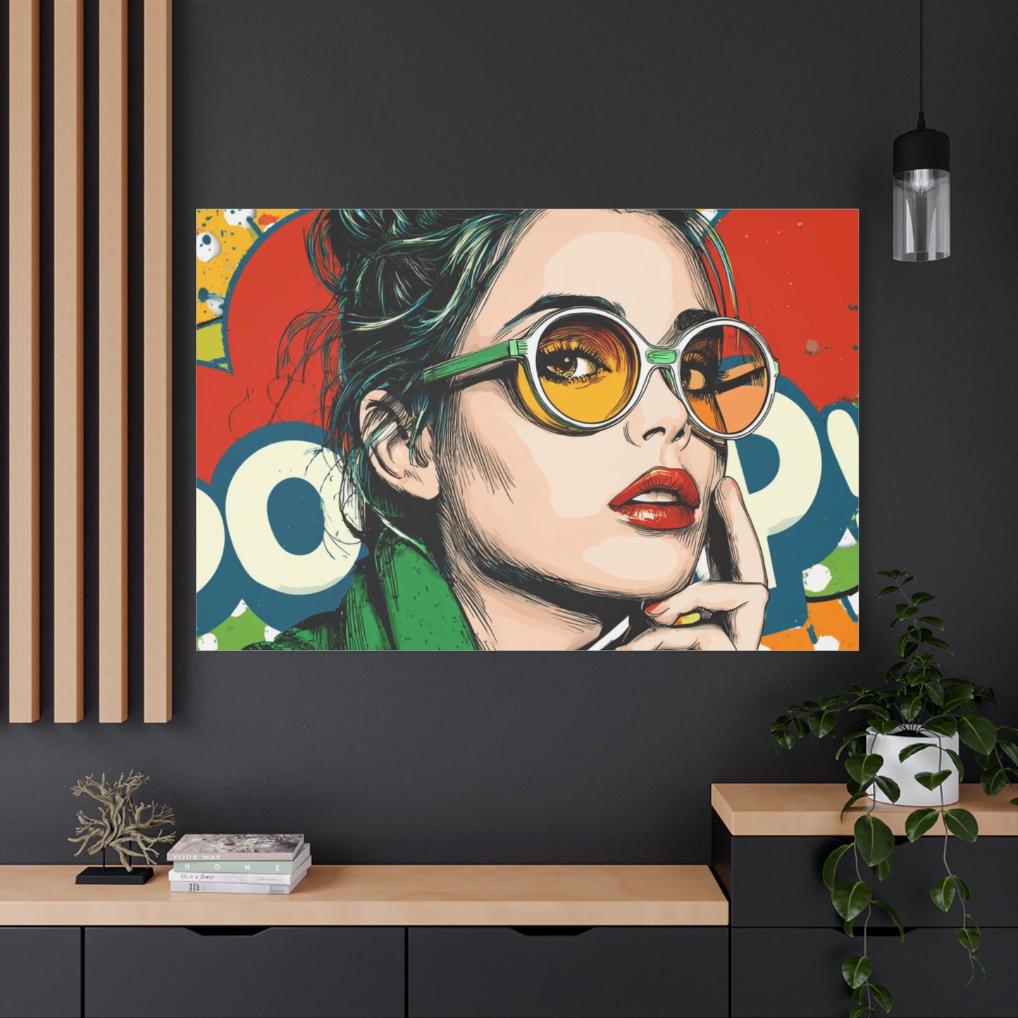 Canvas Print - Pop Art Style, Colorful