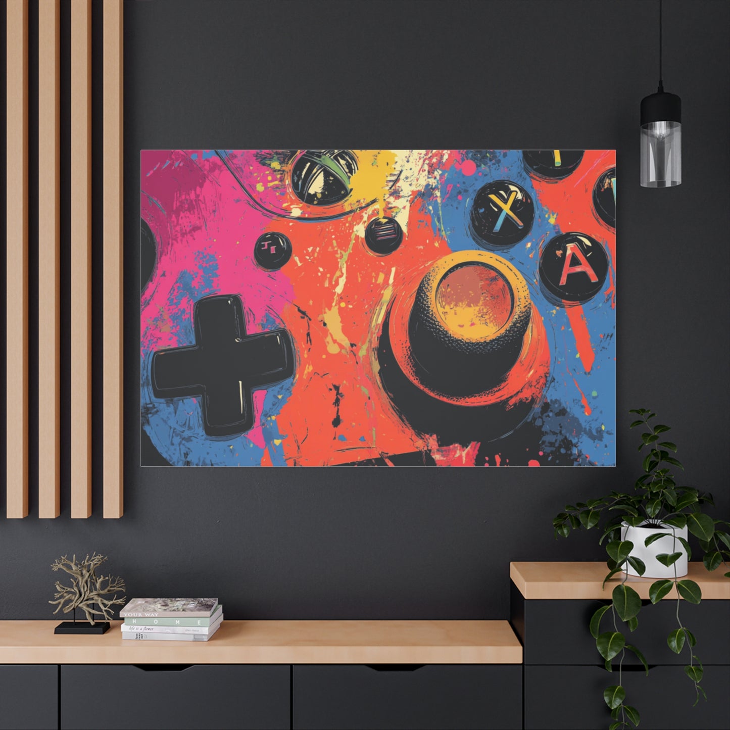 Bold Gaming Canvas Wall Art
