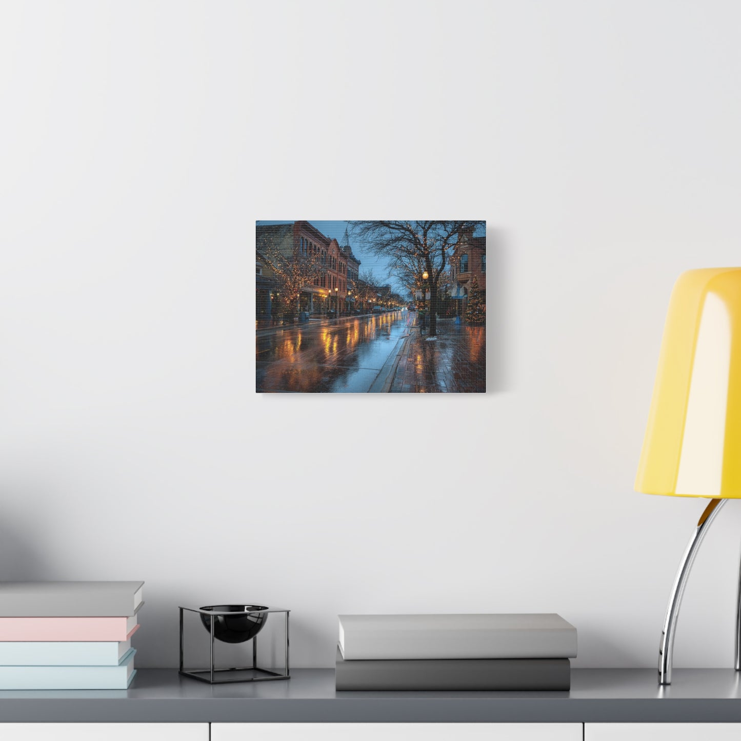 Canvas Print Winter Scene Holland Michigan Christmas