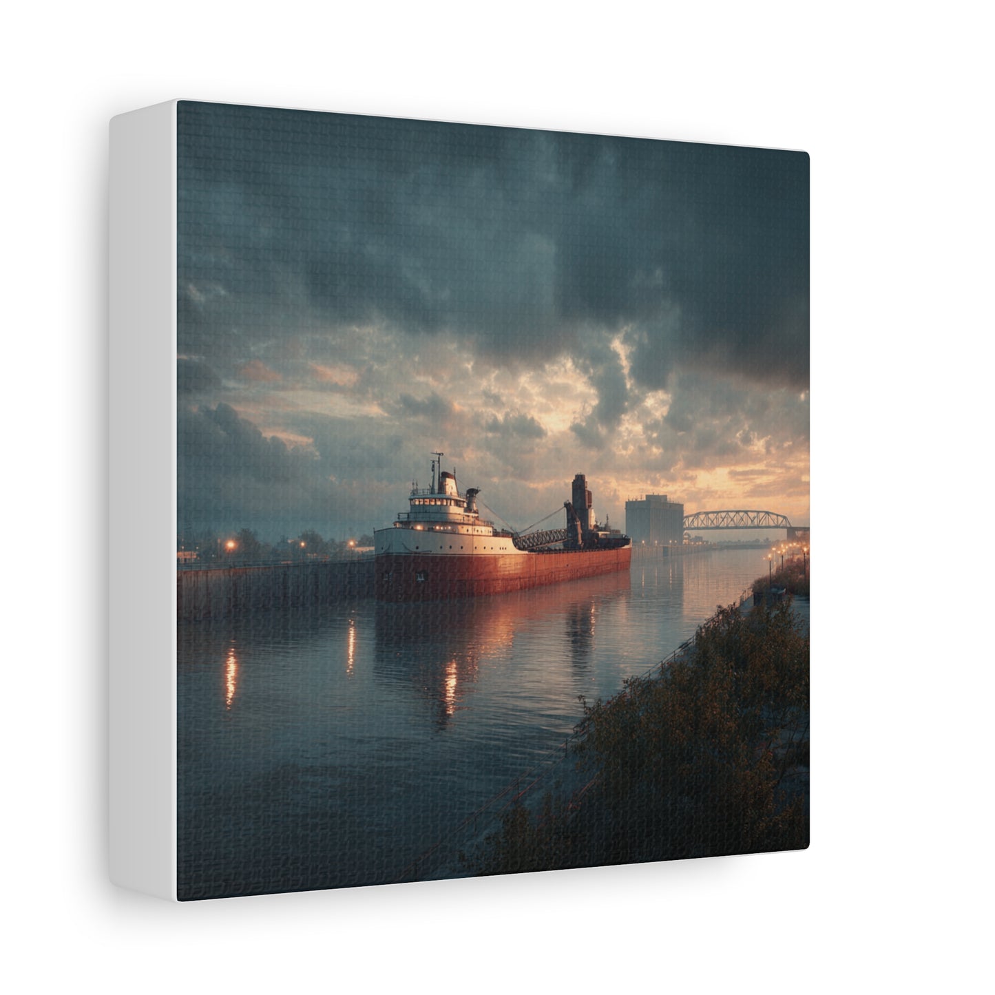 Stretched Canvas Art Print, Nautical Wall Decor, Maritime Scene, Boat Photo, Home or Office Decoration, Gift for Ocean Lovers