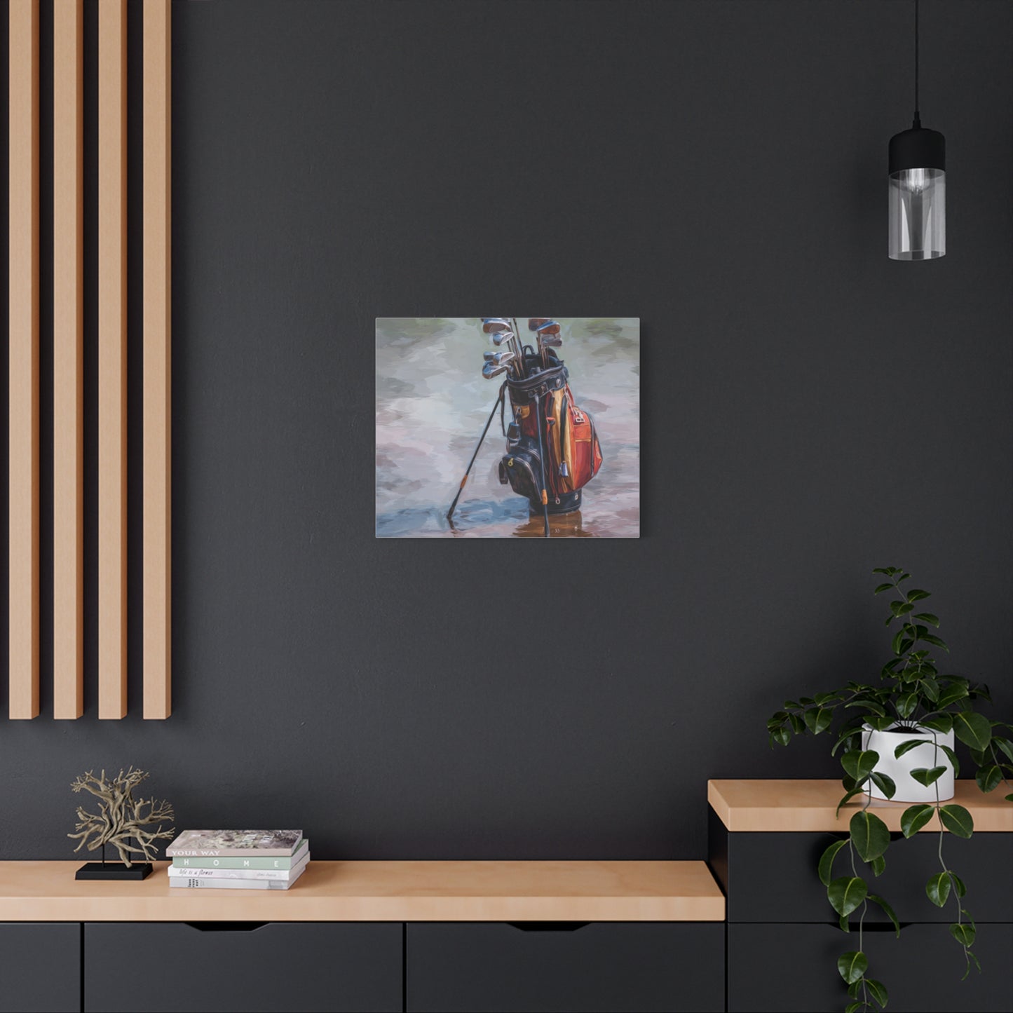 Golf Bag Canvas Art