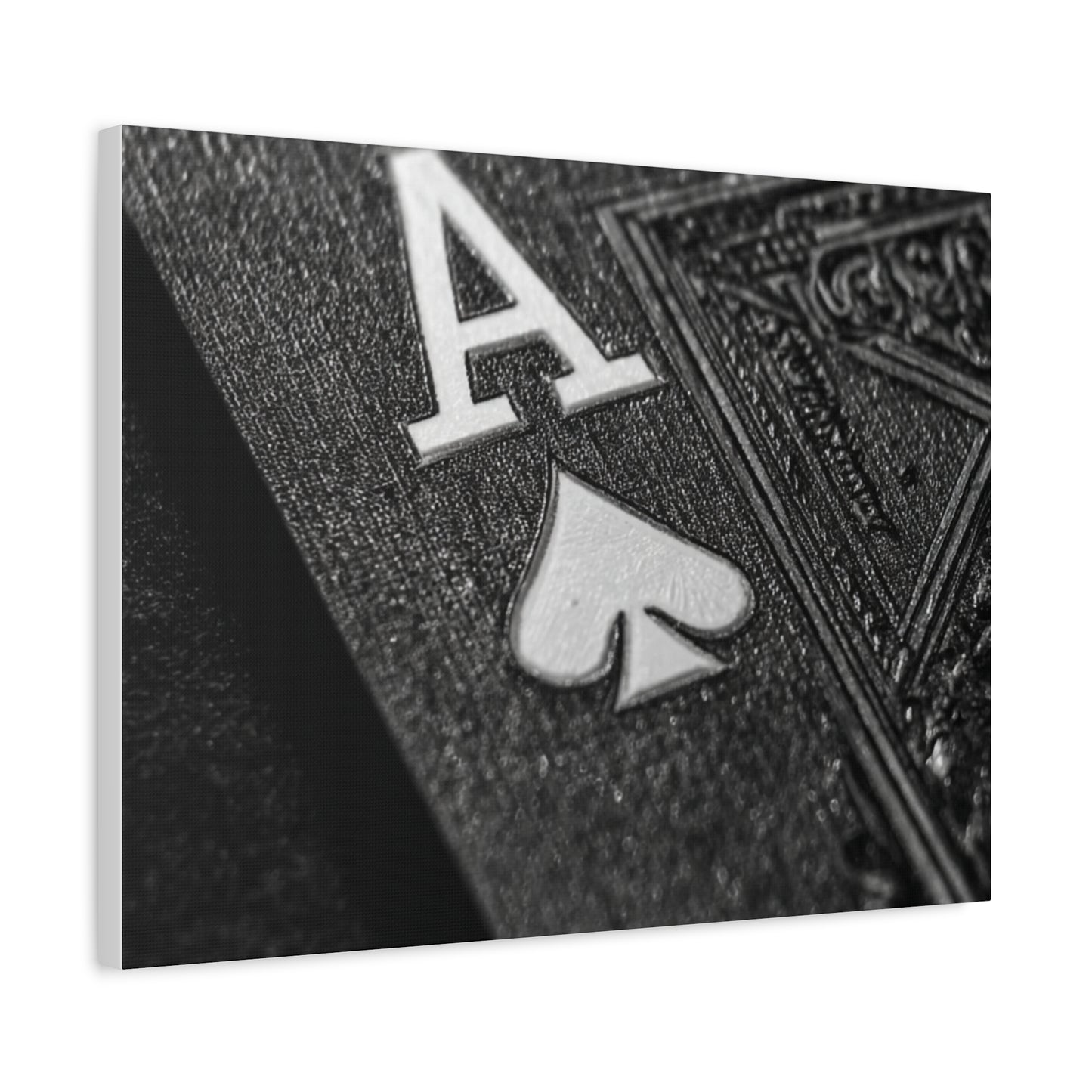 Black Ace Canvas Art