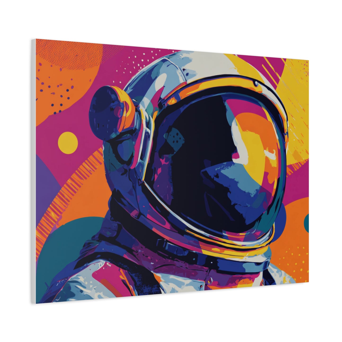 Canvas Print - Vibrant Astronaut Pop Art