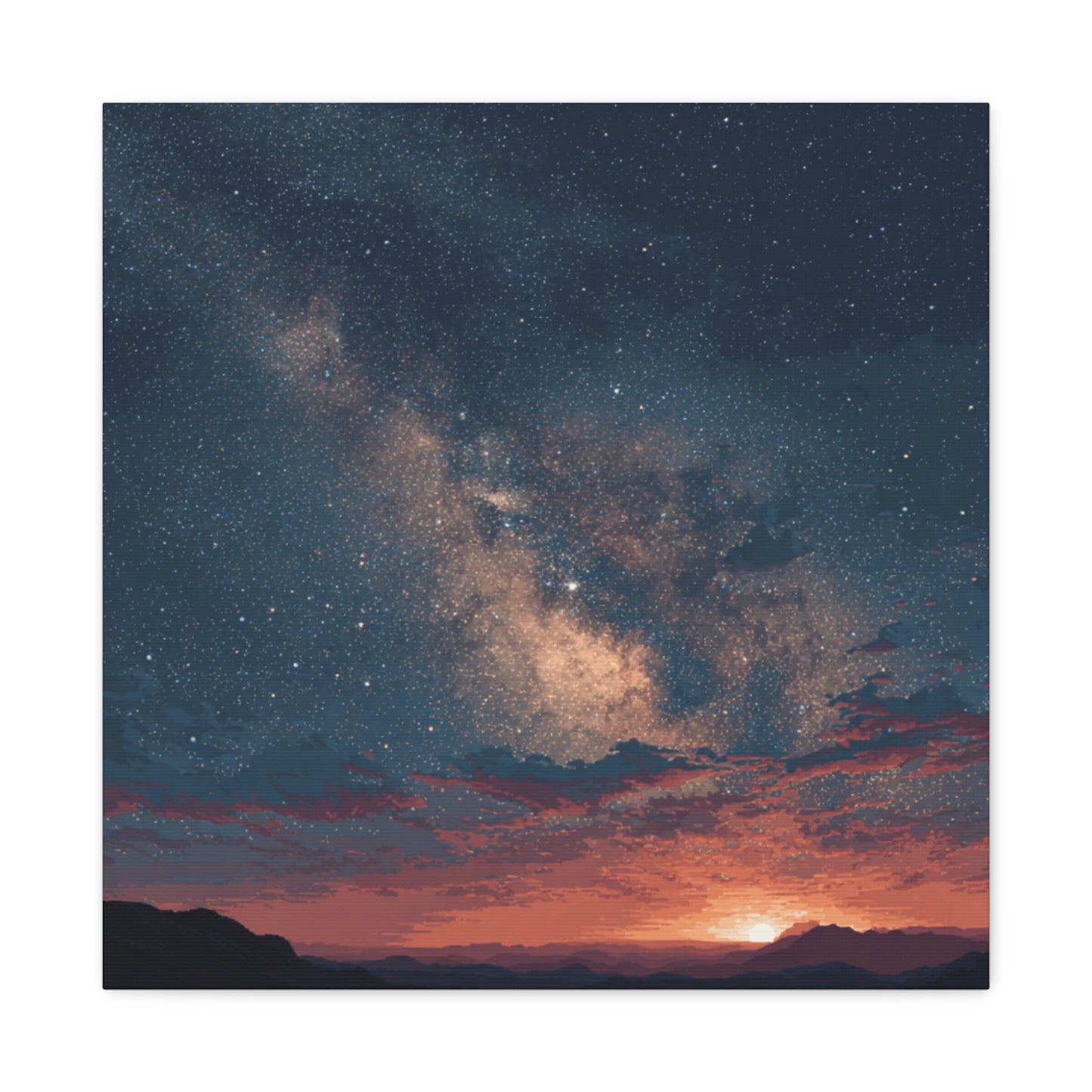Celestial Canvas Art, Starry Night Decor, Universe Wall Art, Galaxy Home Decor, Space Lovers Gift, Inspirational Wall Decor