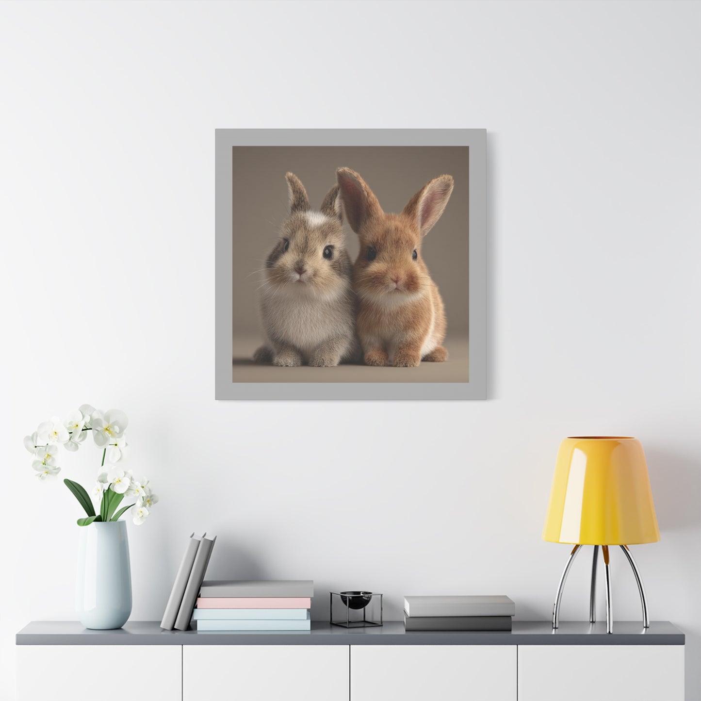Canvas Print Baby Bunnies