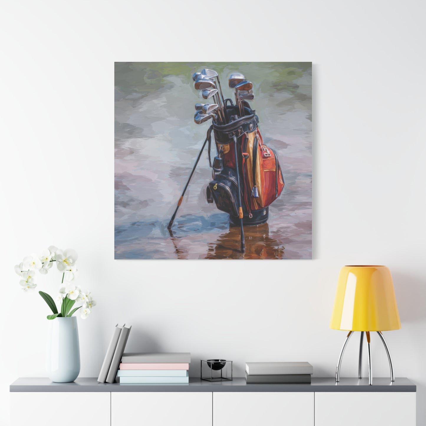 Golf Bag Canvas Art