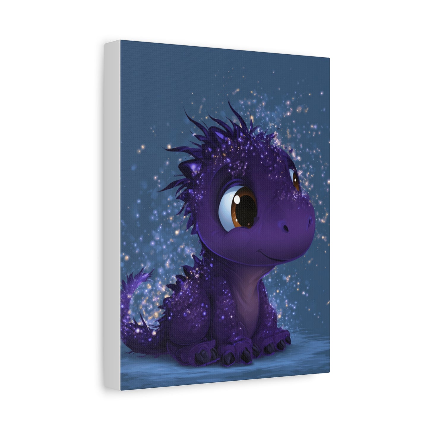 Whimsical Dragon Canvas Art, Cute Nursery Decor, Fantasy Wall Decor, Kids Room Art, Magical Home Gift, Birthday Gift