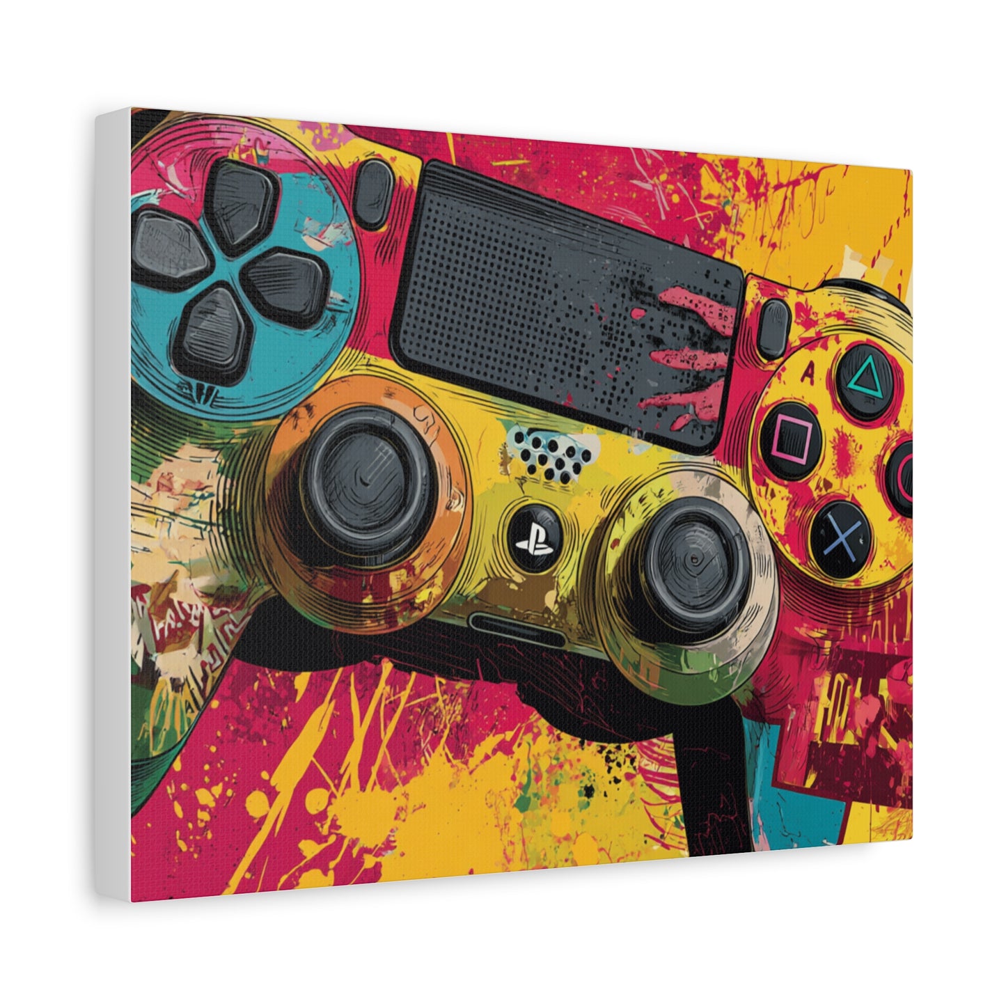 Colorful Gaming Canvas Wall Art