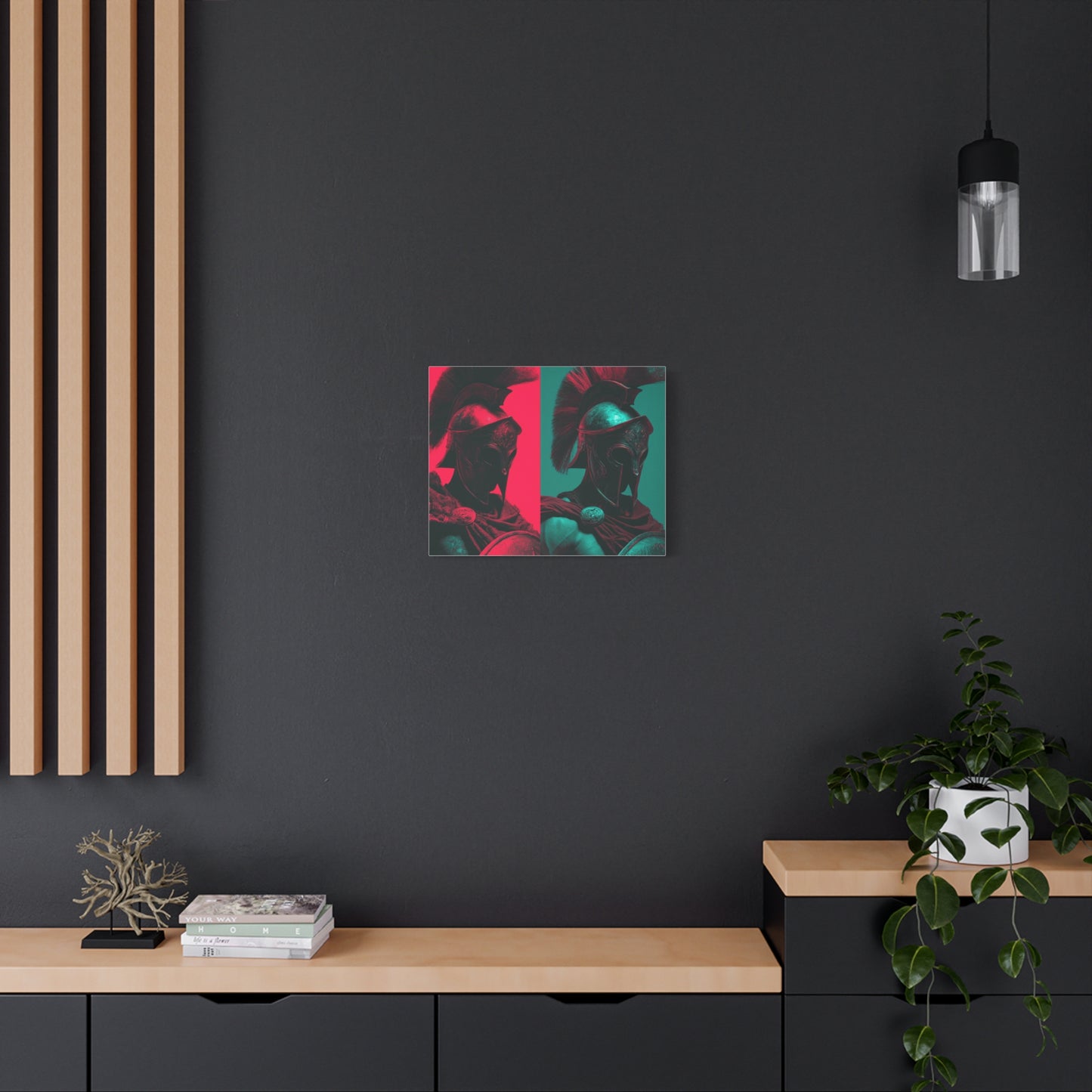 Spartan Warrior Canvas Wall Art