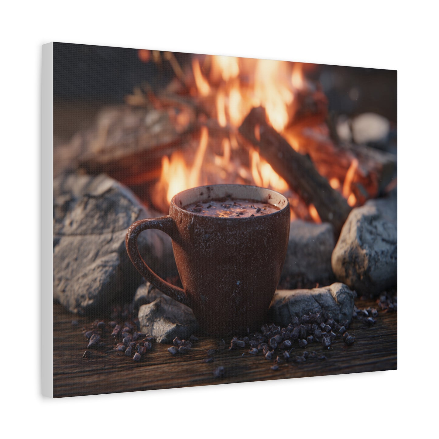 Cozy Campfire Canvas Print