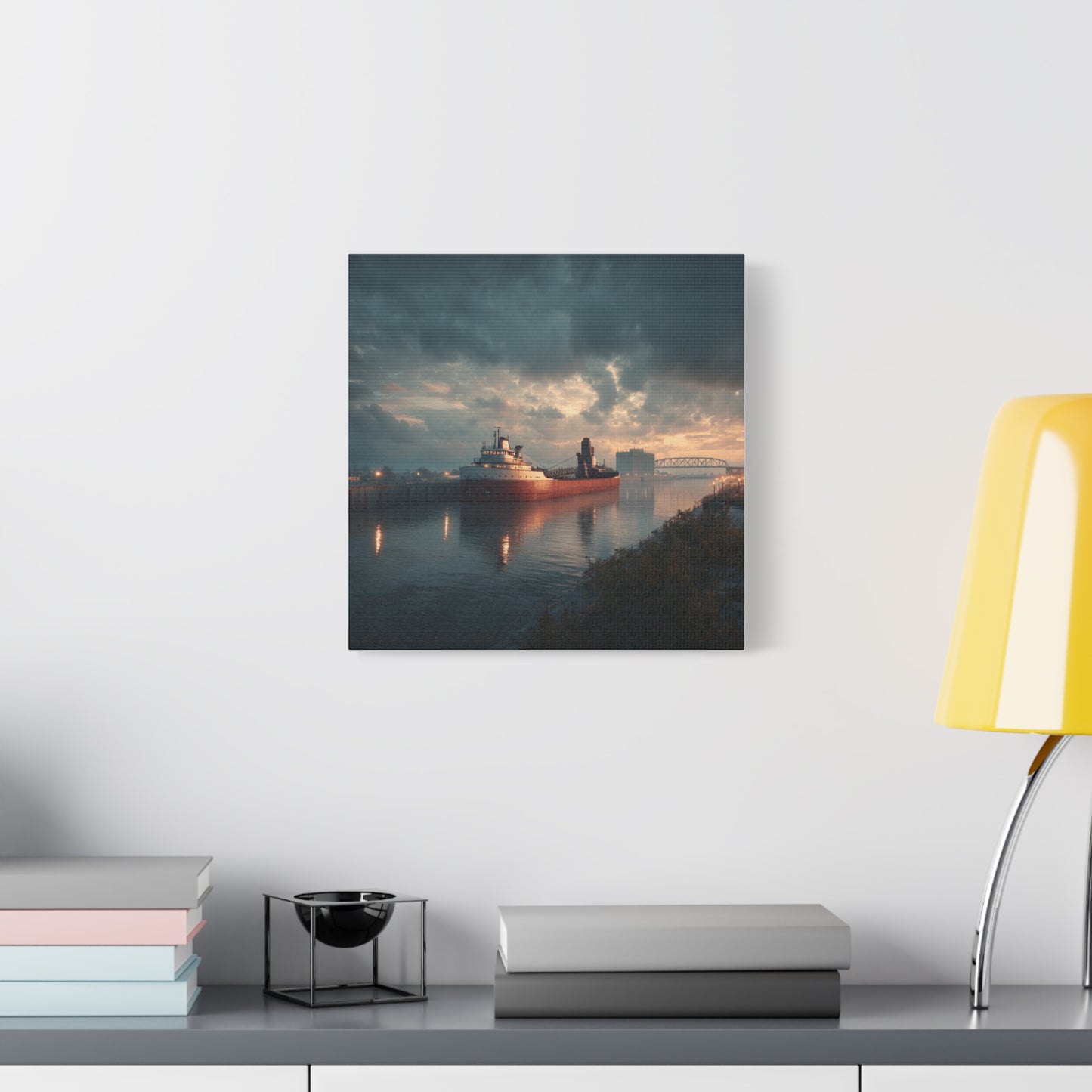 Stretched Canvas Art Print, Nautical Wall Decor, Maritime Scene, Boat Photo, Home or Office Decoration, Gift for Ocean Lovers