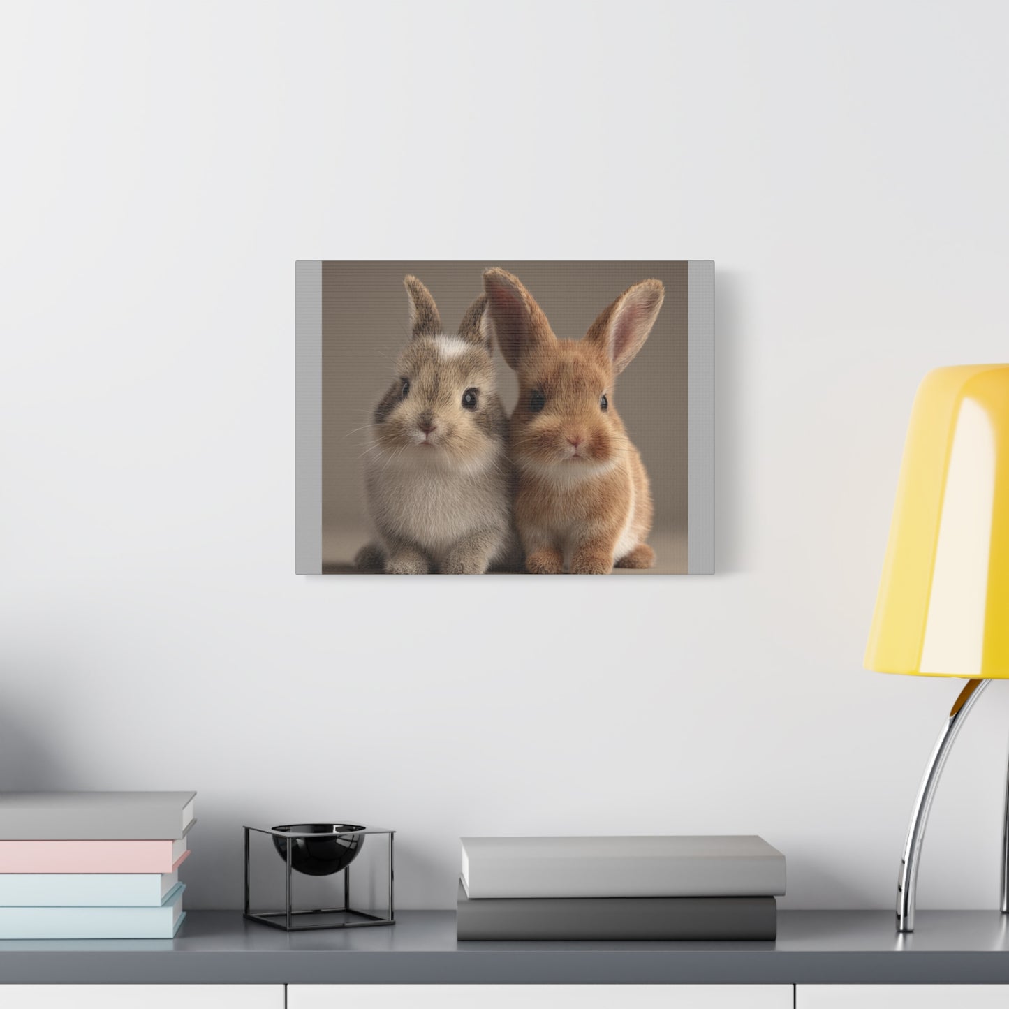 Canvas Print Baby Bunnies