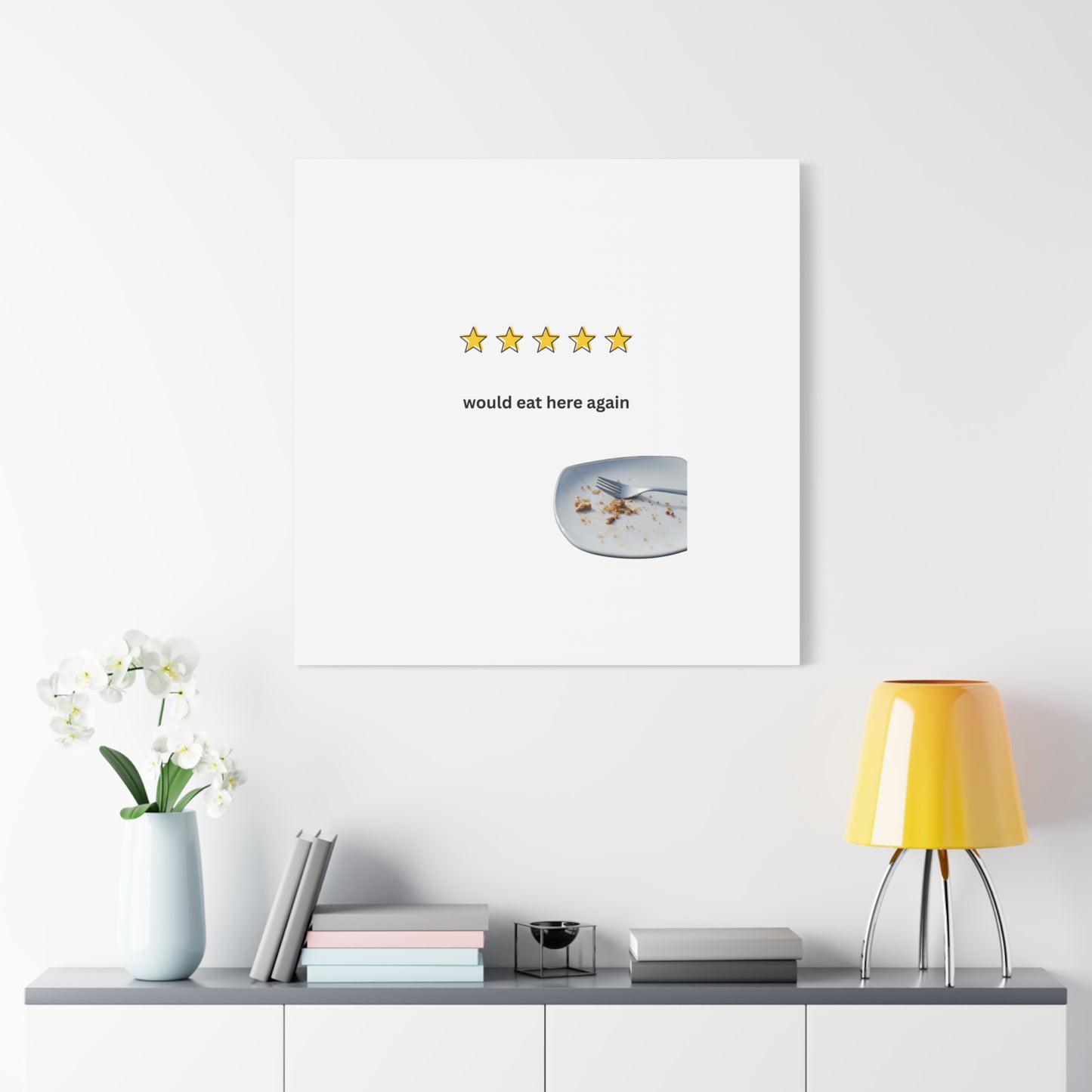 Dining Canvas - Would Eat Here Again Wall Art