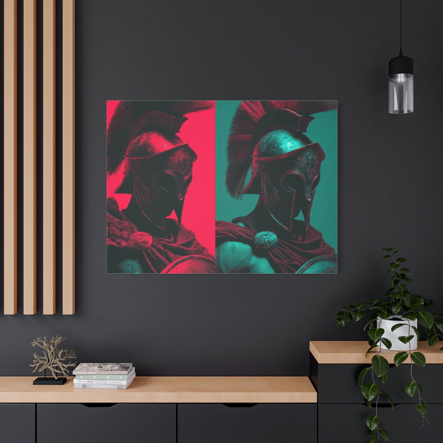 Spartan Warrior Canvas Wall Art