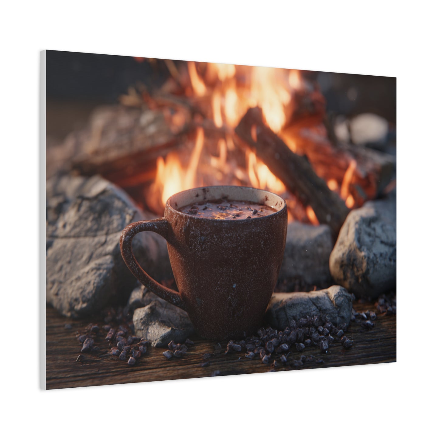 Cozy Campfire Canvas Print