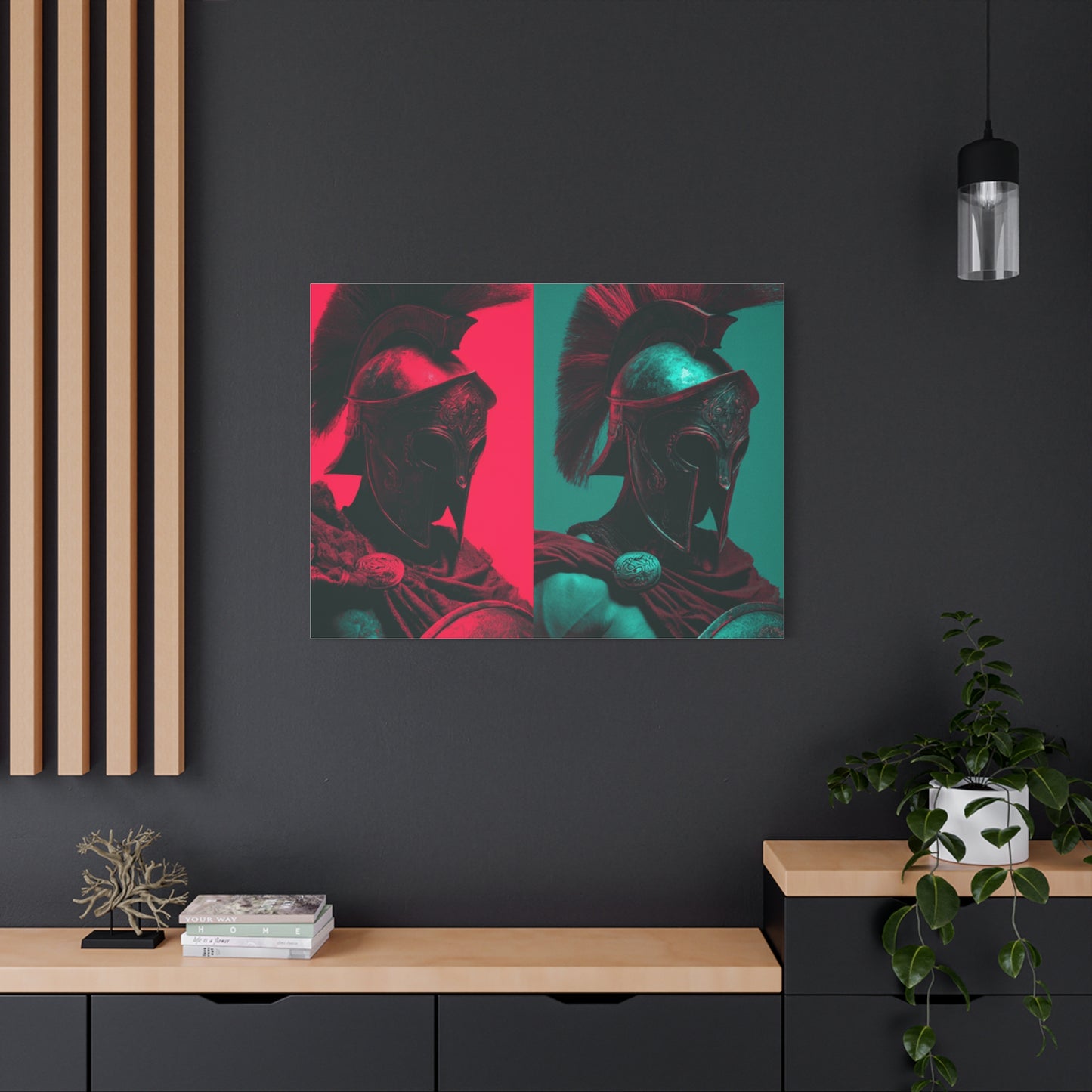 Spartan Warrior Canvas Wall Art