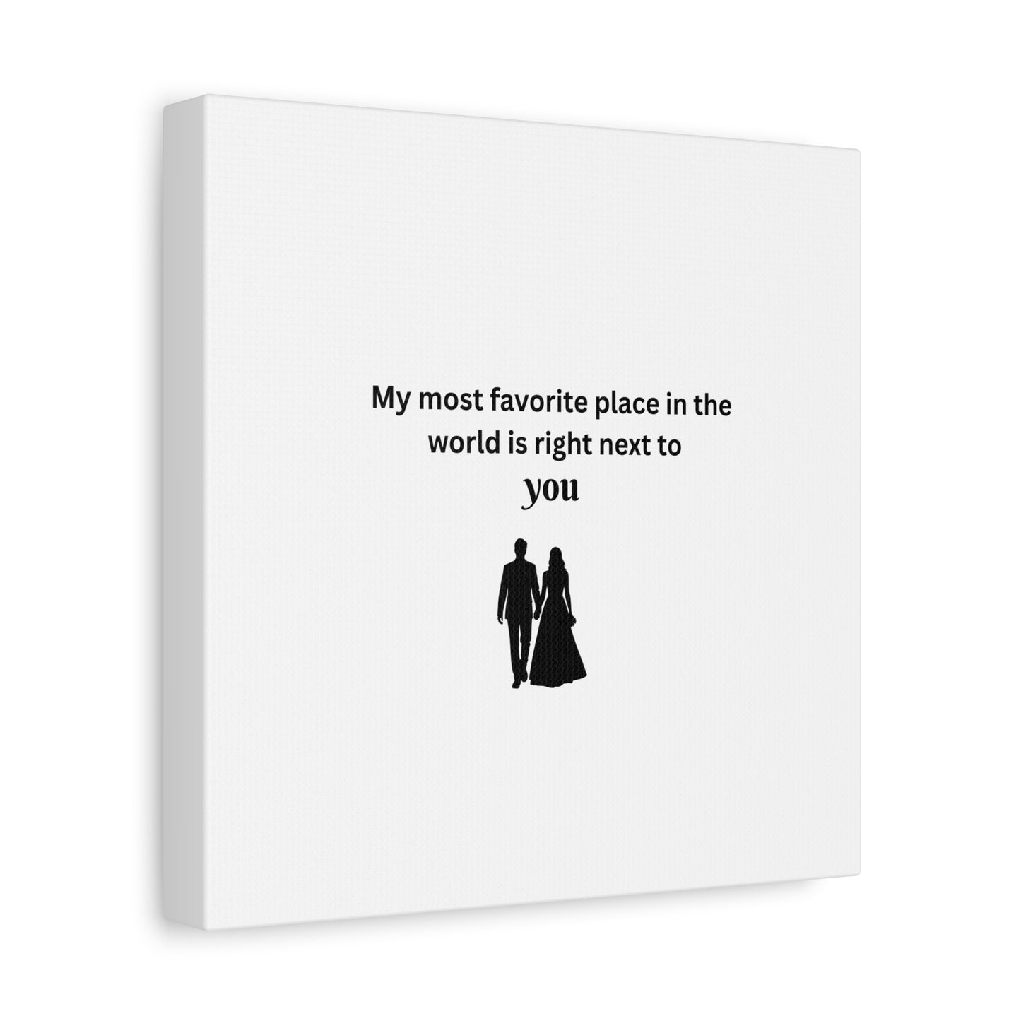 Romantic Wall Art, Perfect for Couples' Home Decor, Anniversary Gift, Relationship Gift, Love Quote Canvas