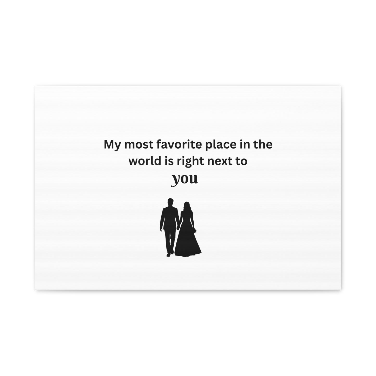 Romantic Wall Art, Perfect for Couples' Home Decor, Anniversary Gift, Relationship Gift, Love Quote Canvas