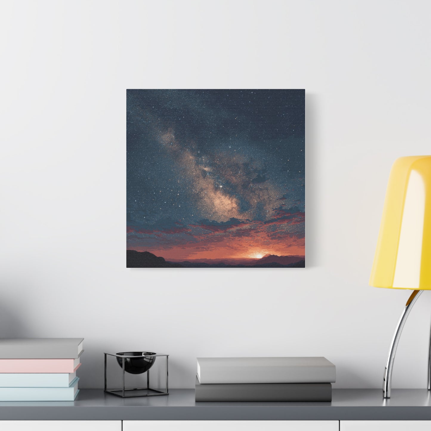 Celestial Canvas Art, Starry Night Decor, Universe Wall Art, Galaxy Home Decor, Space Lovers Gift, Inspirational Wall Decor
