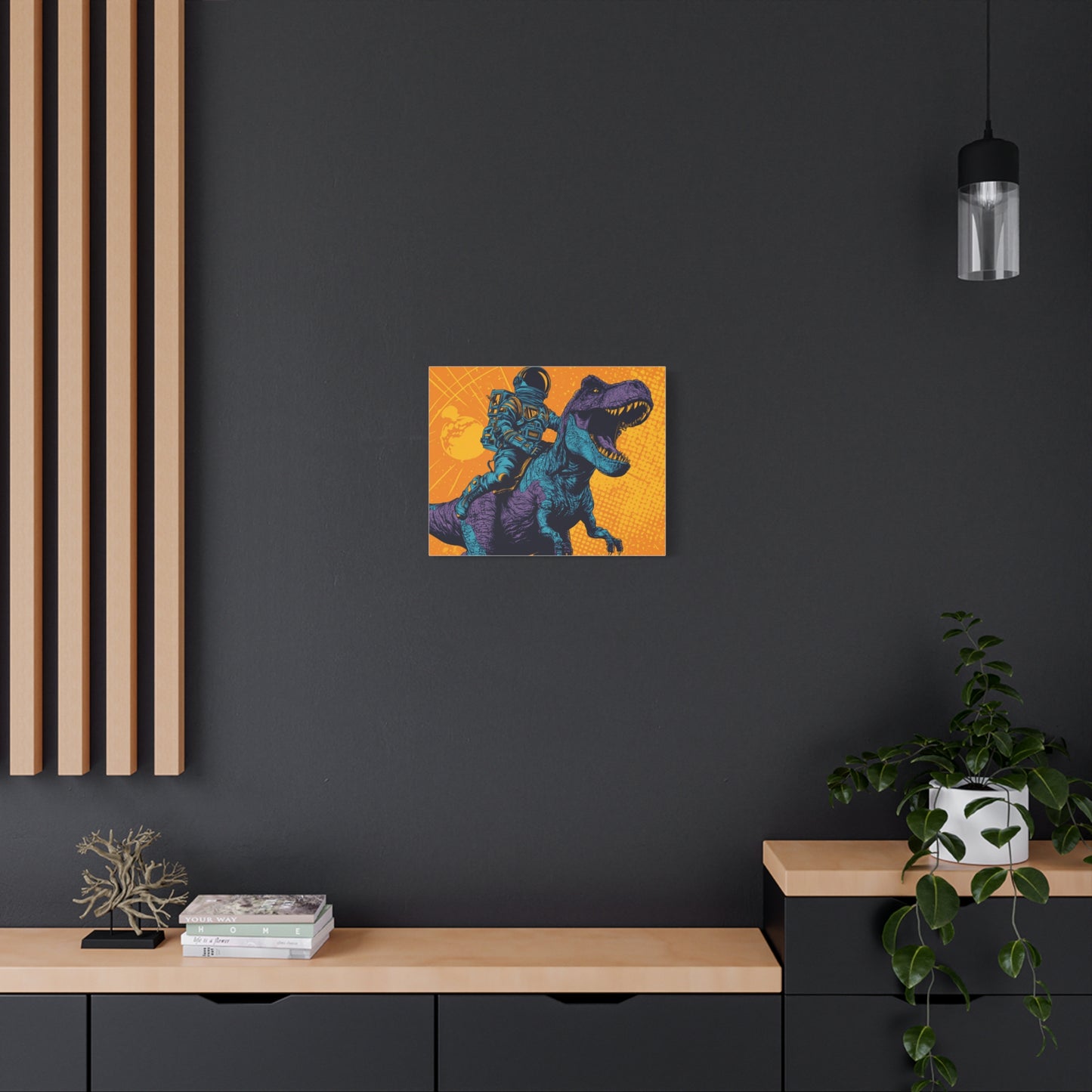 Canvas Print - Pop Art Dinosaur