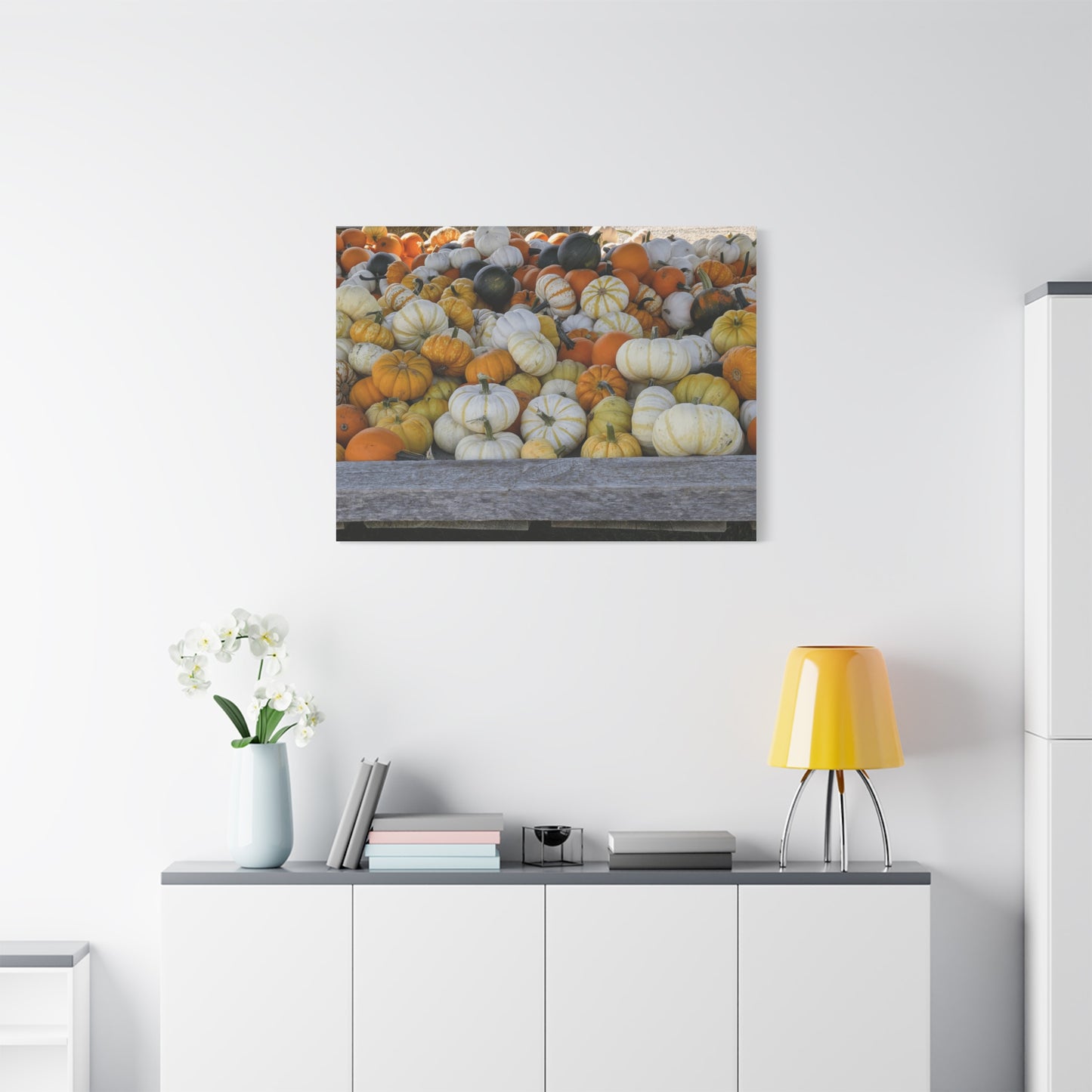 Autumn Pumpkin Canvas Wall Art