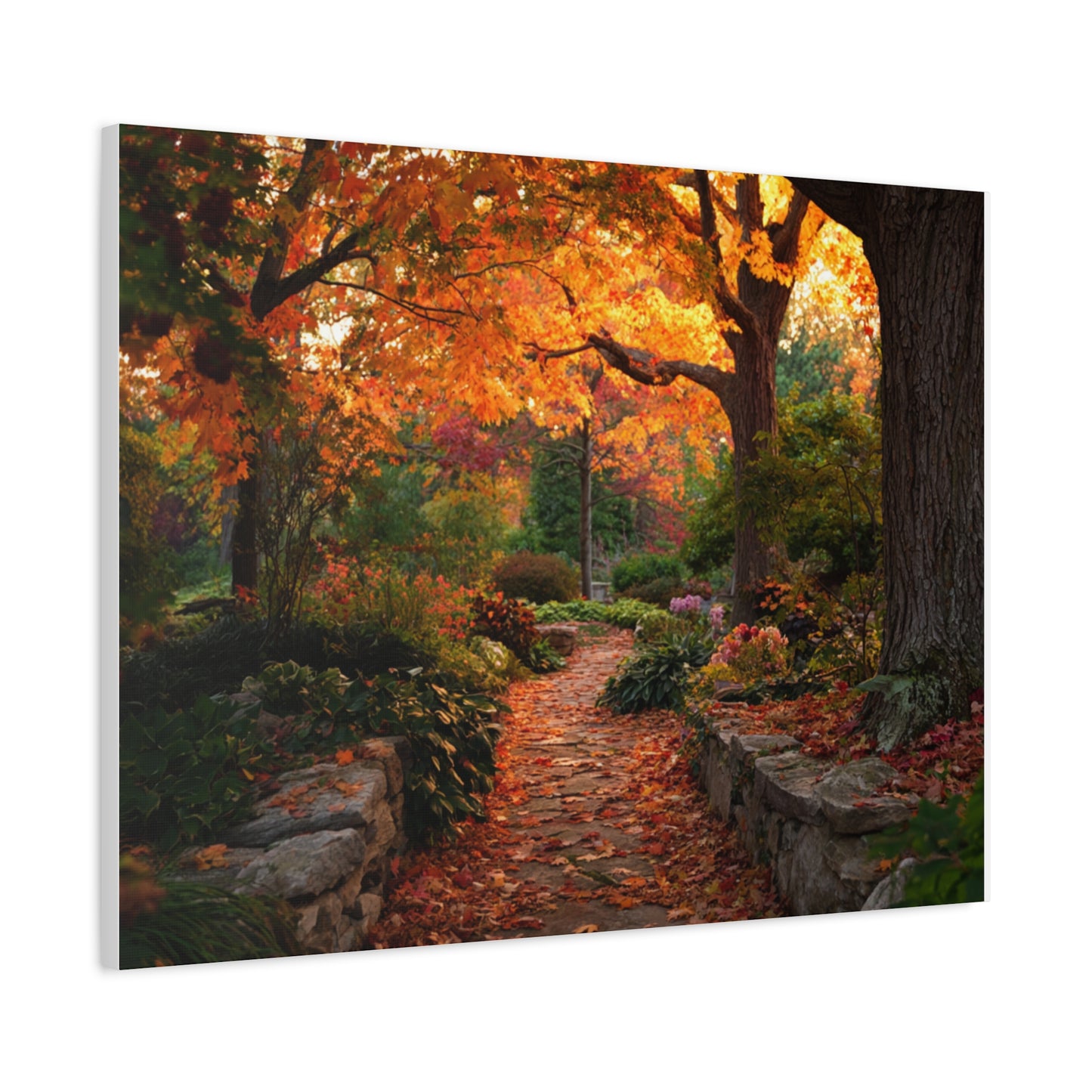 Autumn Pathway Canvas Wall Art