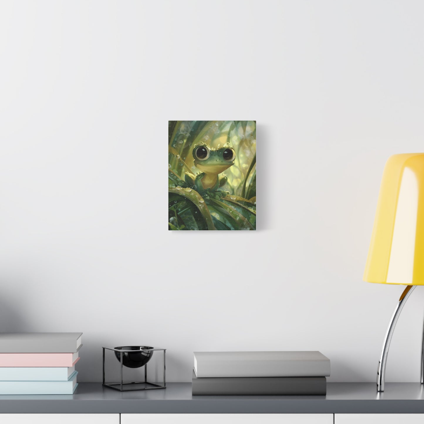 Whimsical Frog Wall Art Print, Nature Decor, Kids Room, Animal Lover Gift, Playful Home Decor, Nursery Wall Art