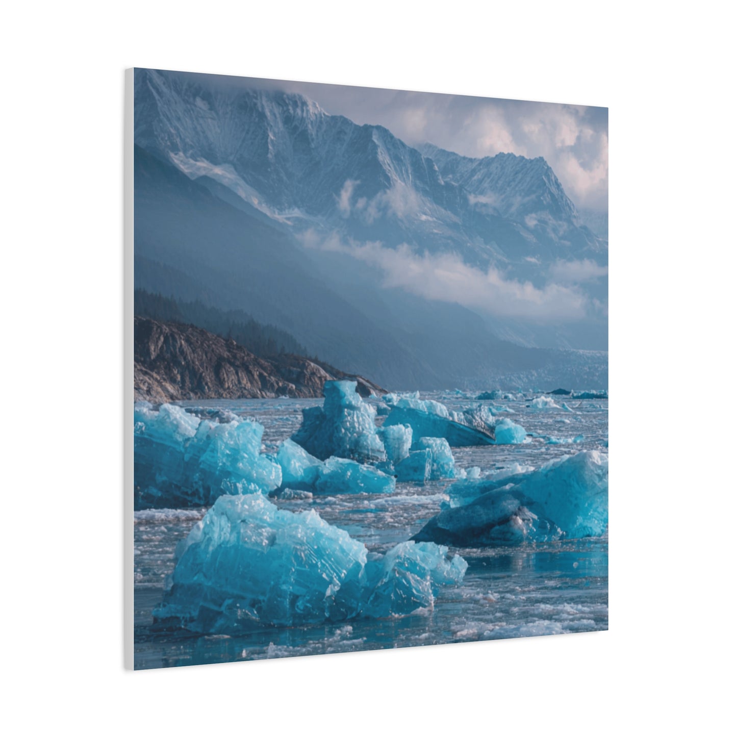 Stretched Canvas Art, Tranquil Landscape Wall Decor, Ideal for Home or Office, Art Print Gift, Nature Lover's Art
