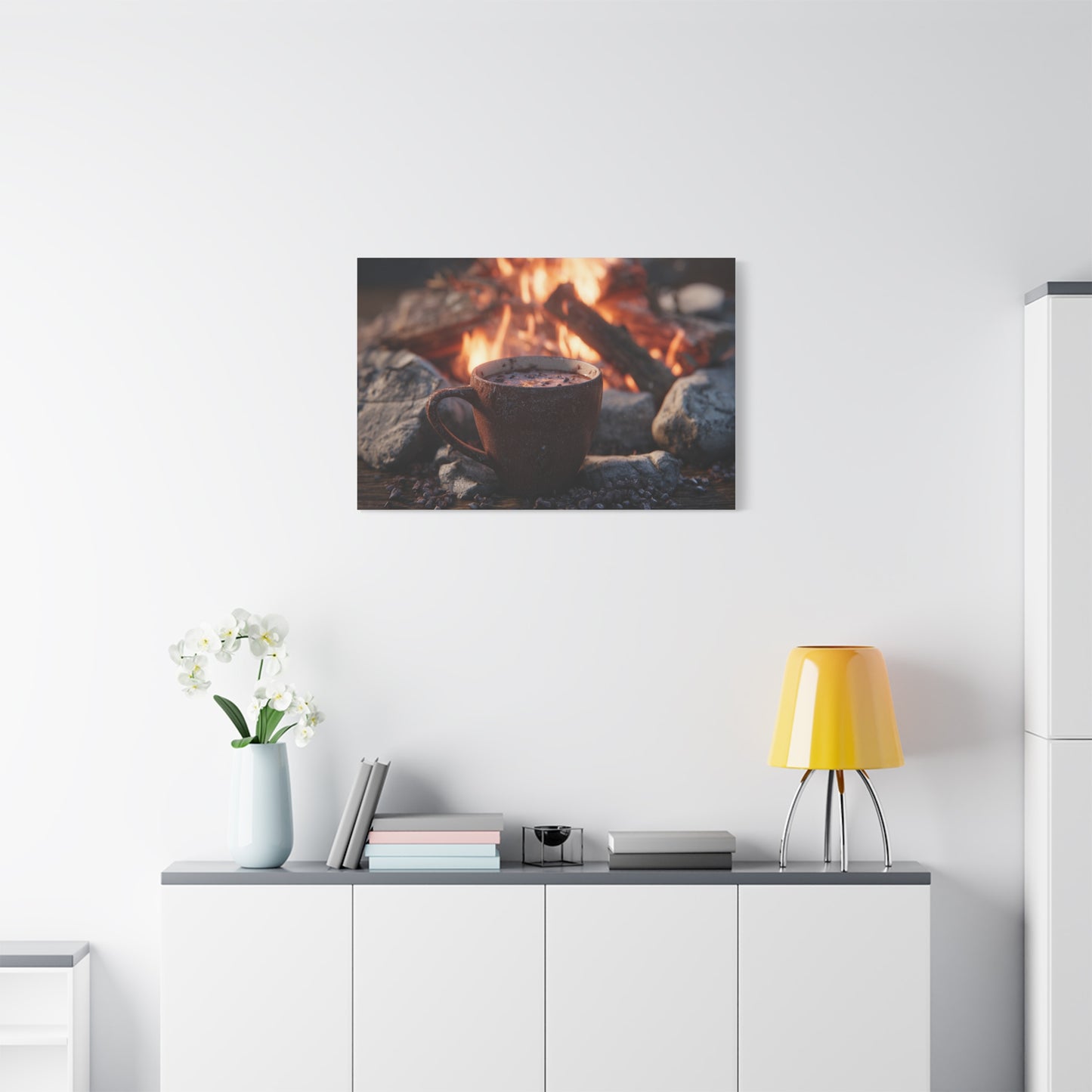 Cozy Campfire Canvas Print