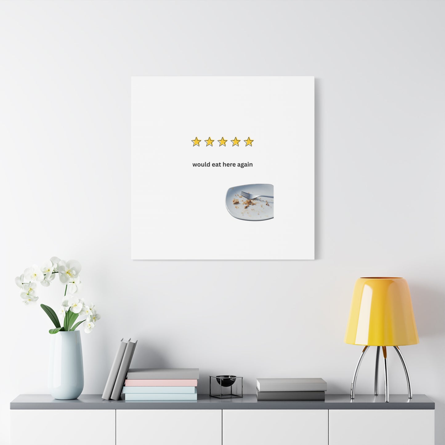 Dining Canvas - Would Eat Here Again Wall Art