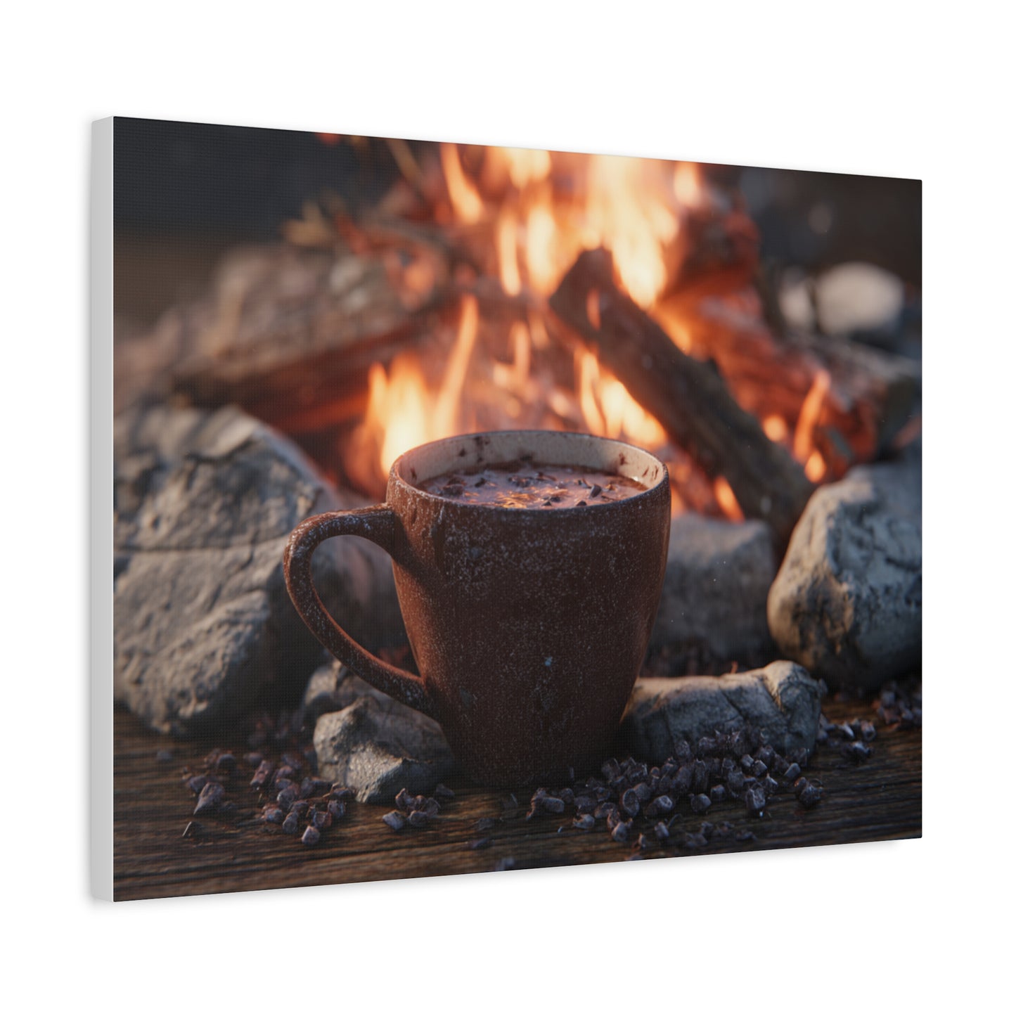 Cozy Campfire Canvas Print
