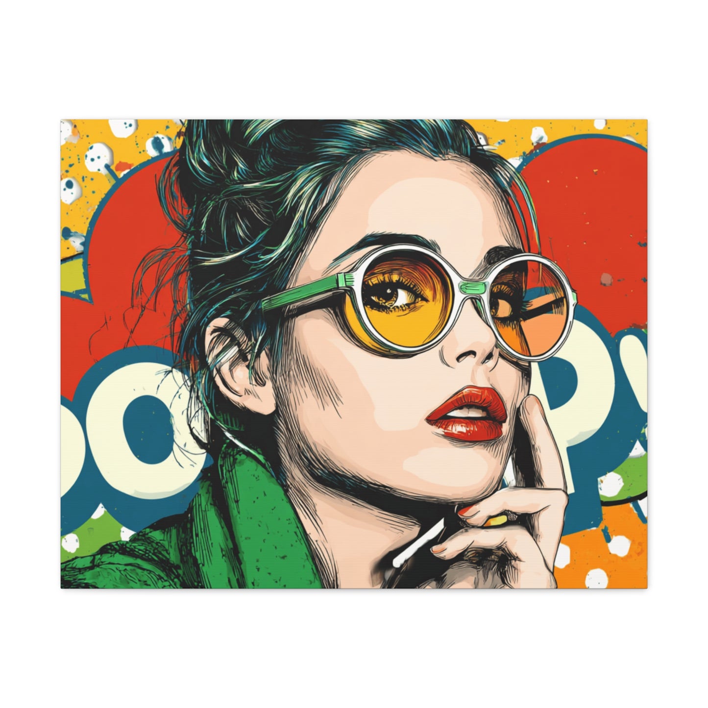 Canvas Print - Pop Art Style, Colorful