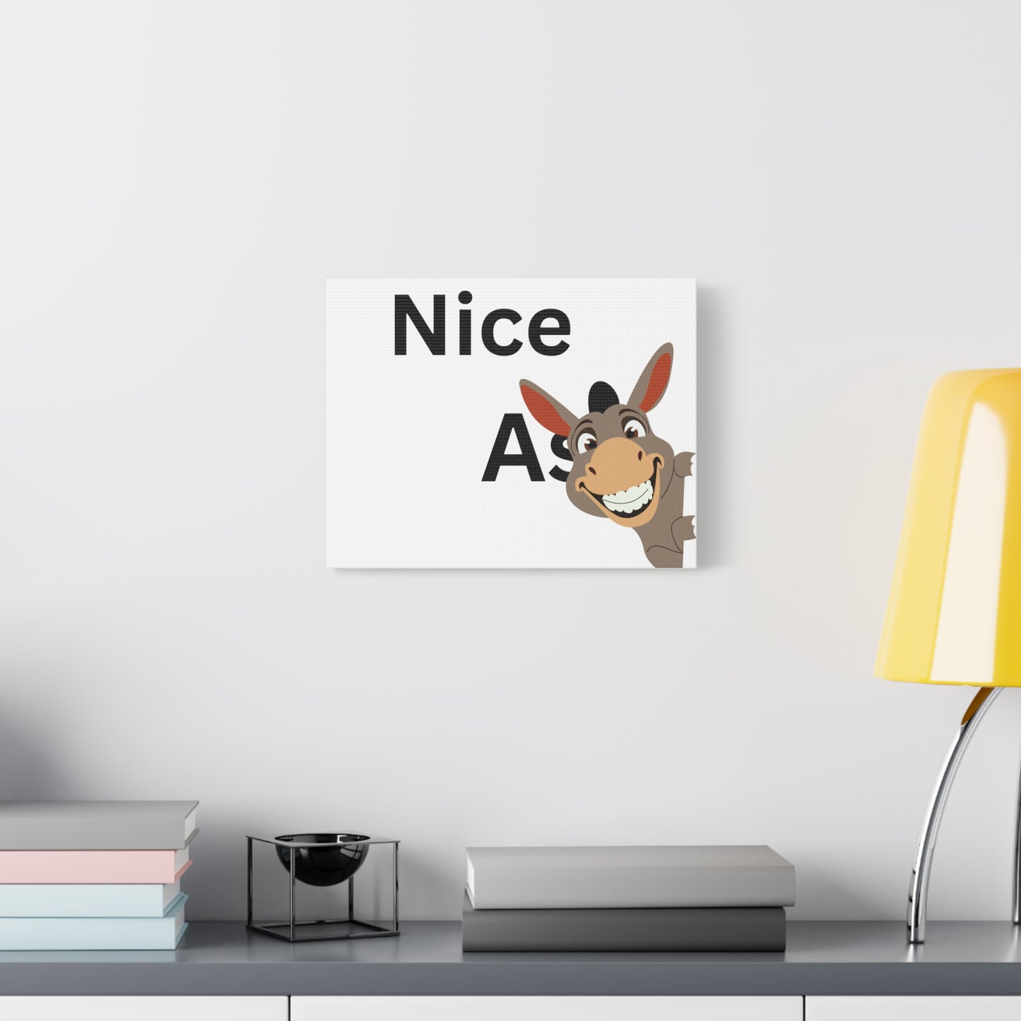 Funny bathroom Canvas Art Print