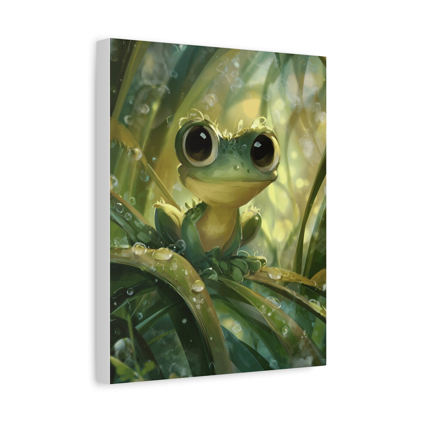 Whimsical Frog Wall Art Print, Nature Decor, Kids Room, Animal Lover Gift, Playful Home Decor, Nursery Wall Art