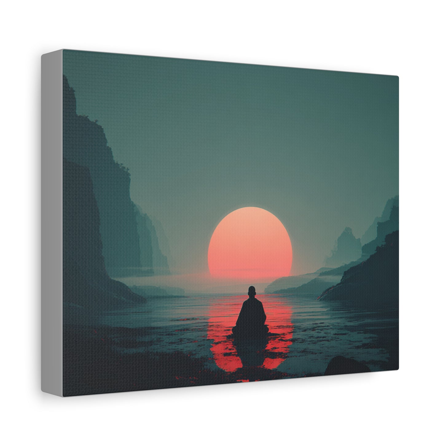 Serene Sunset Canvas Wall Art