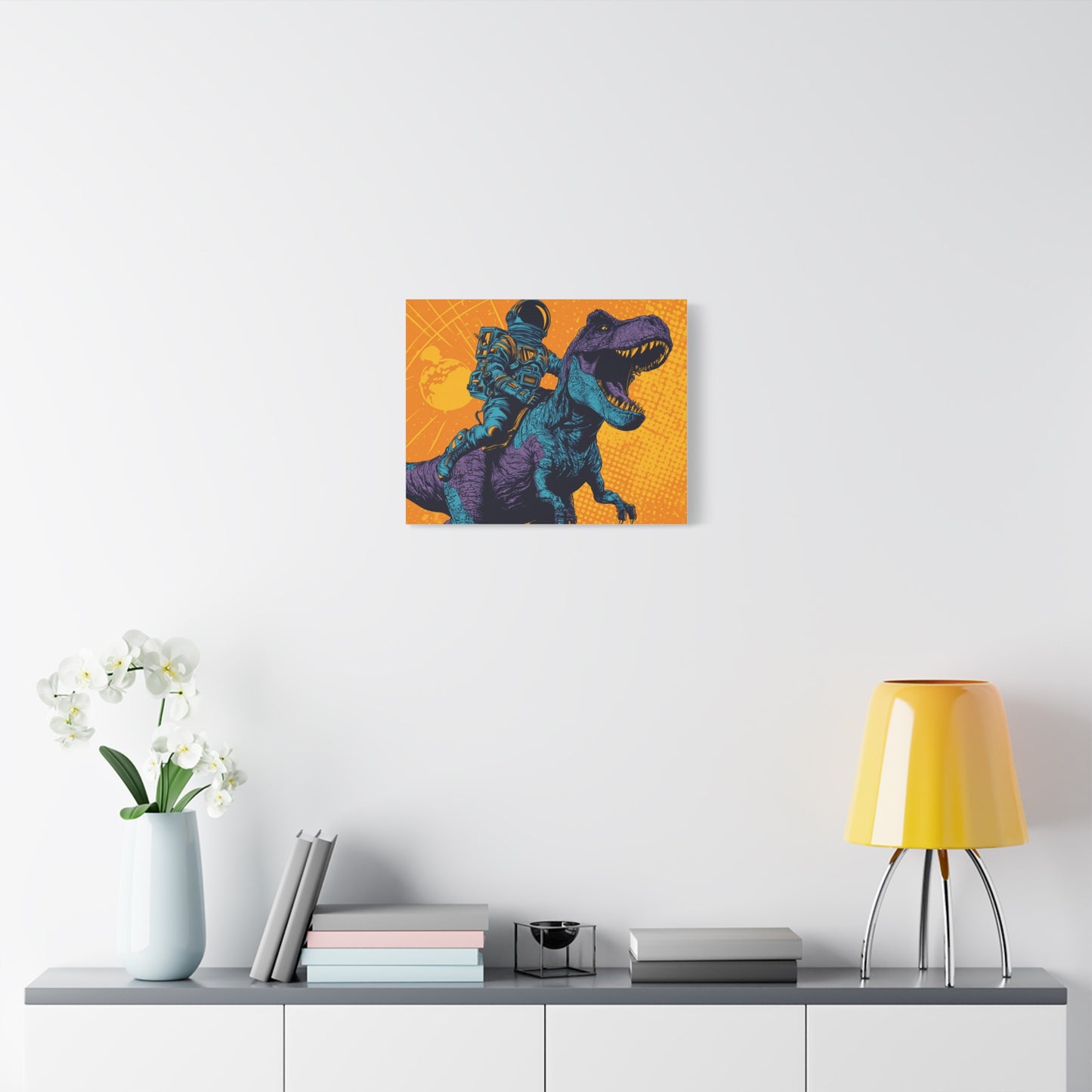Canvas Print - Pop Art Dinosaur