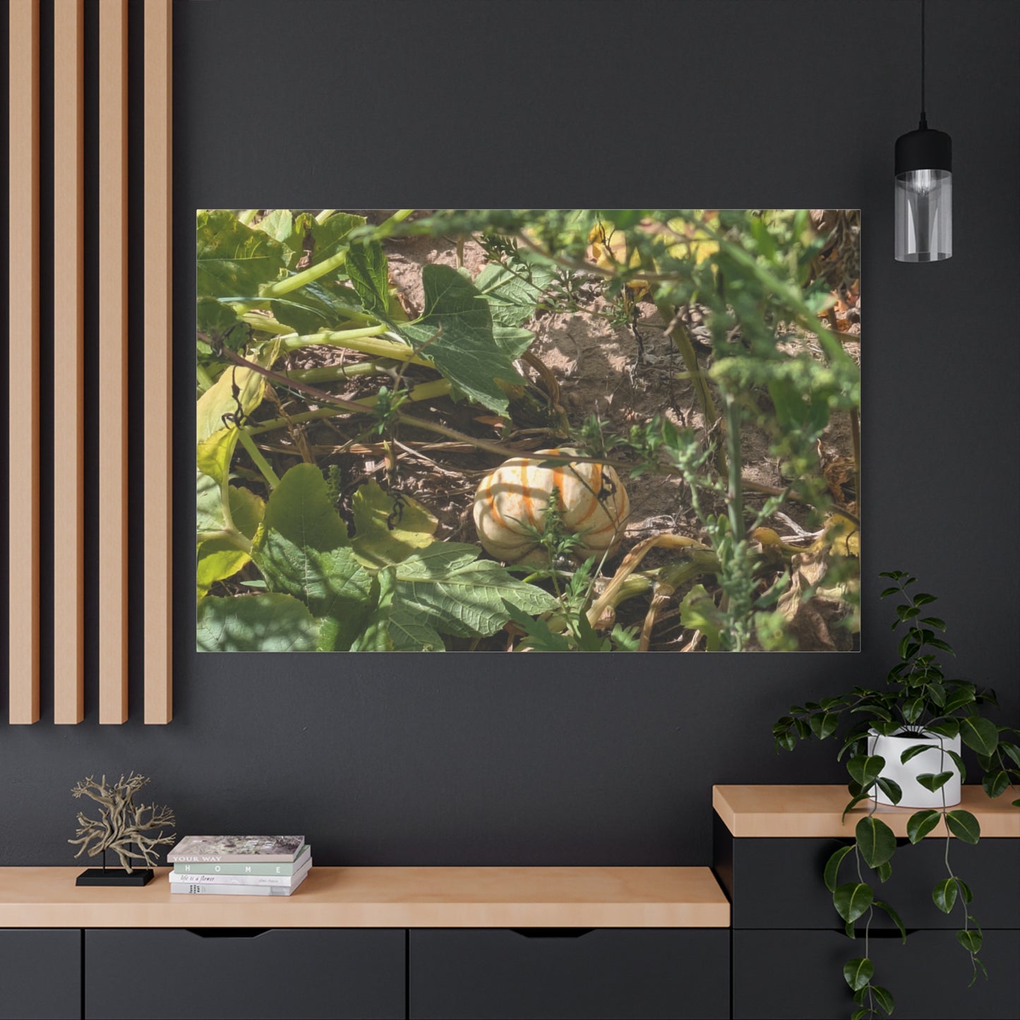 Harvest Pumpkin Canvas Art Wall Decor