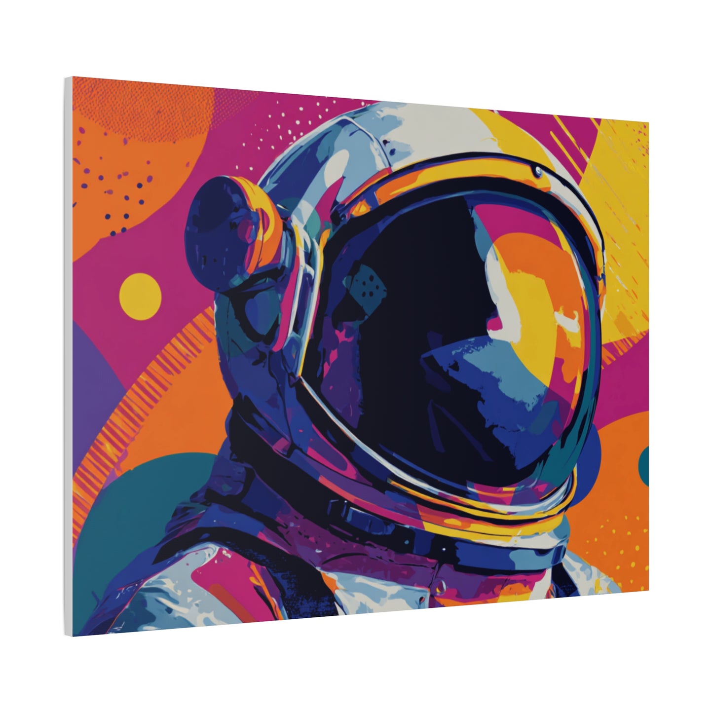 Canvas Print - Vibrant Astronaut Pop Art