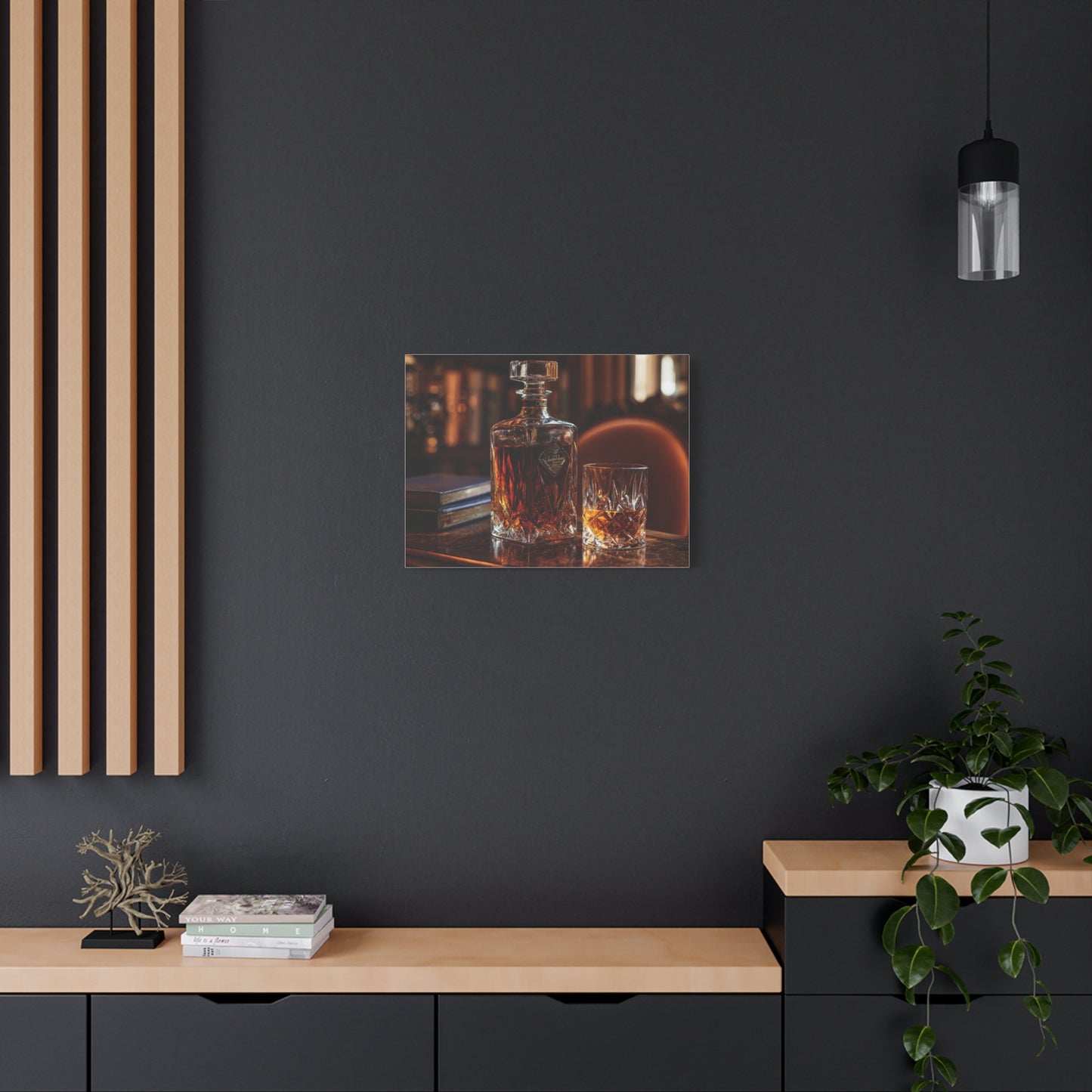 Elegant Whiskey Art Canvas