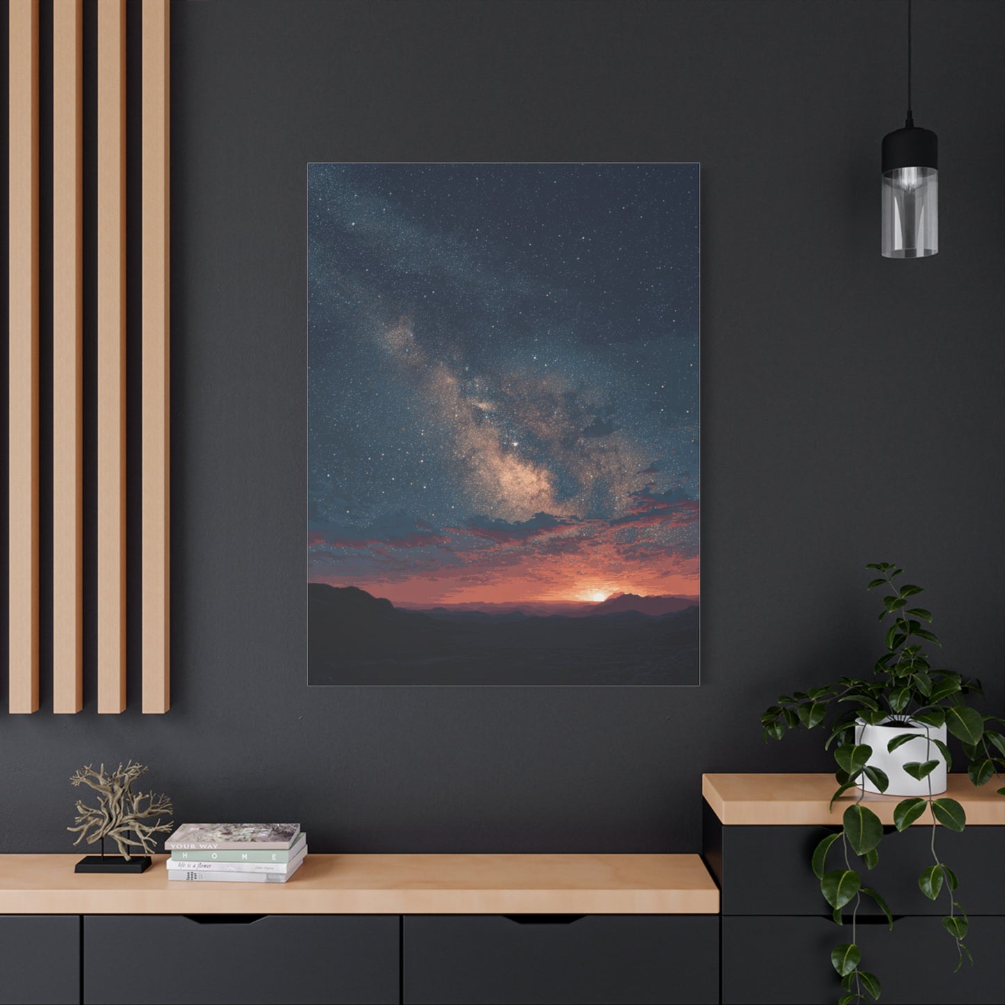 Celestial Canvas Art, Starry Night Decor, Universe Wall Art, Galaxy Home Decor, Space Lovers Gift, Inspirational Wall Decor