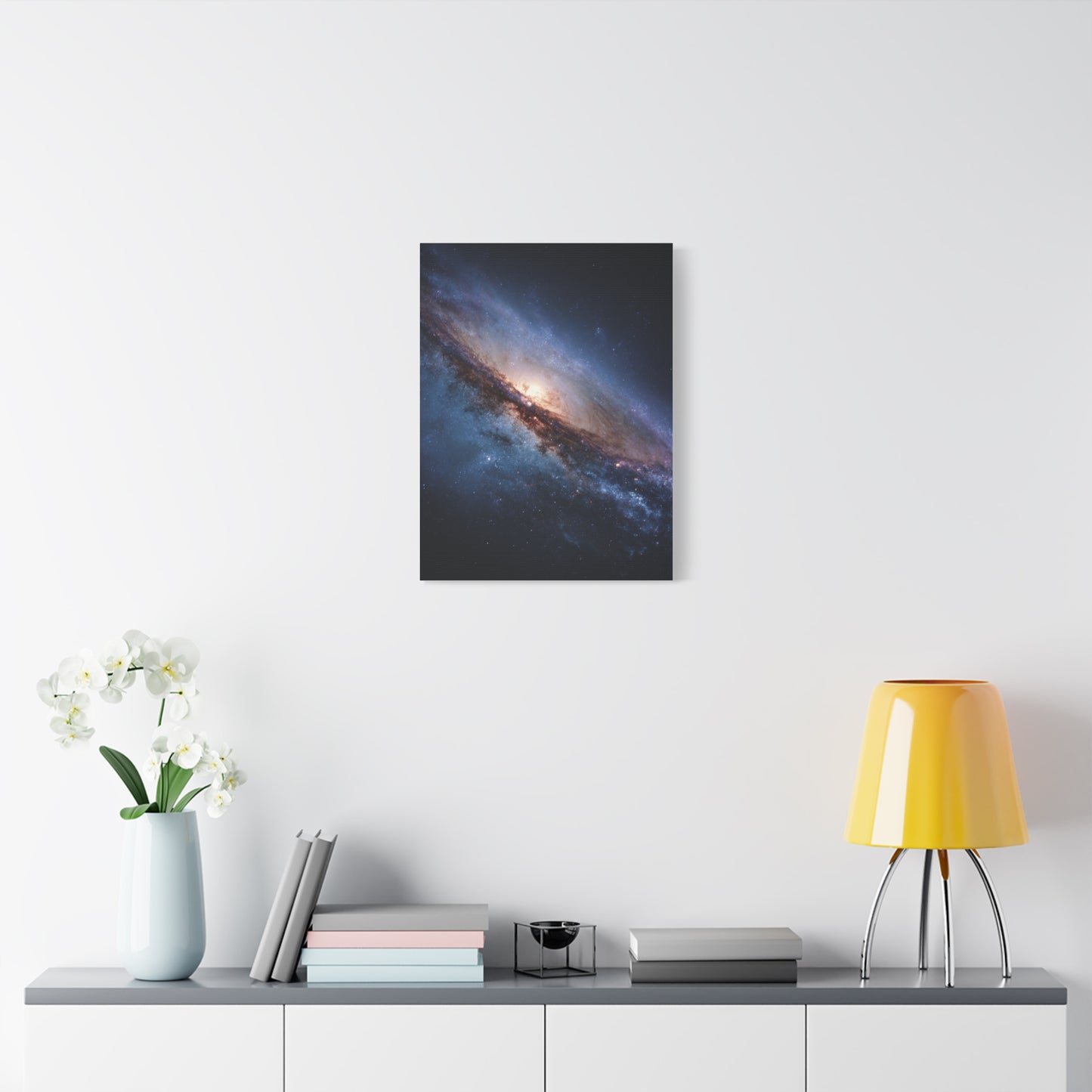 Galaxy Wall Art, Stretched Canvas Print, Cosmic Decor, Space Art, Home Gallery