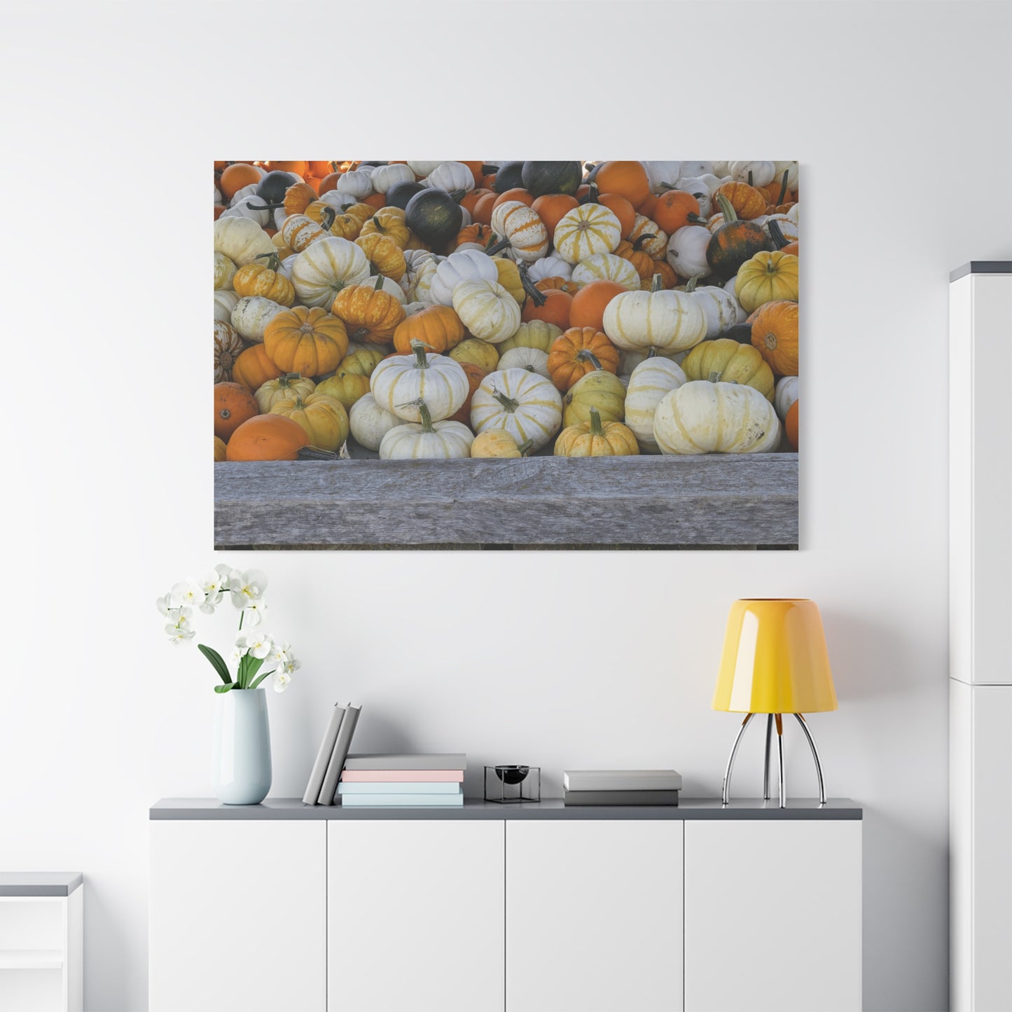 Autumn Pumpkin Canvas Wall Art