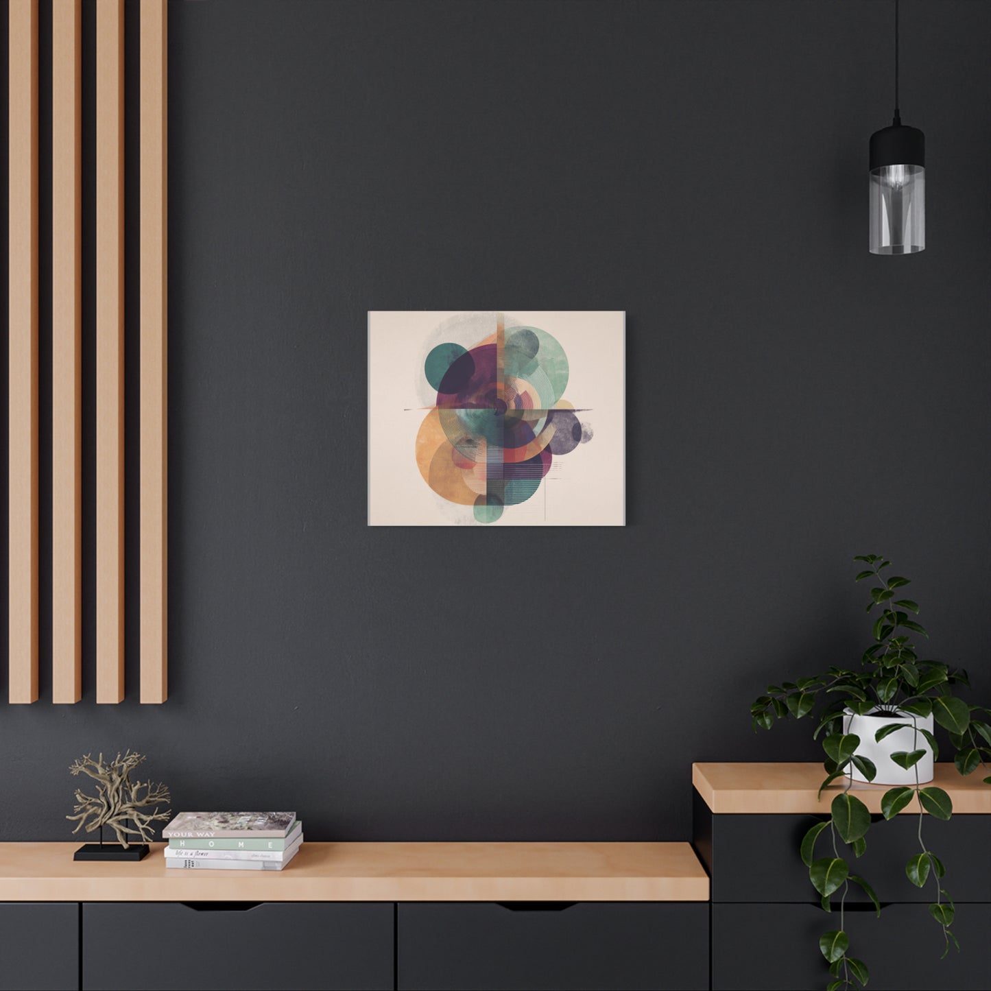 Abstract Geometric Wall Art Canvas