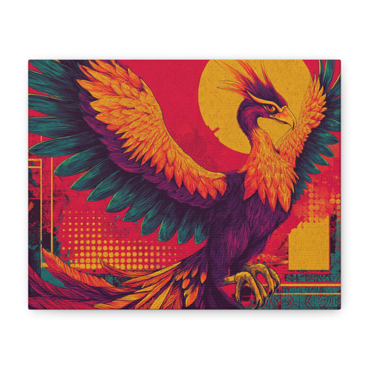 Vibrant Phoenix Canvas Art, Colorful Wall Decor, Bohemian Home Decoration, Unique Gift for Art Lovers, Fantasy Themed Artwork, Ideal [...]