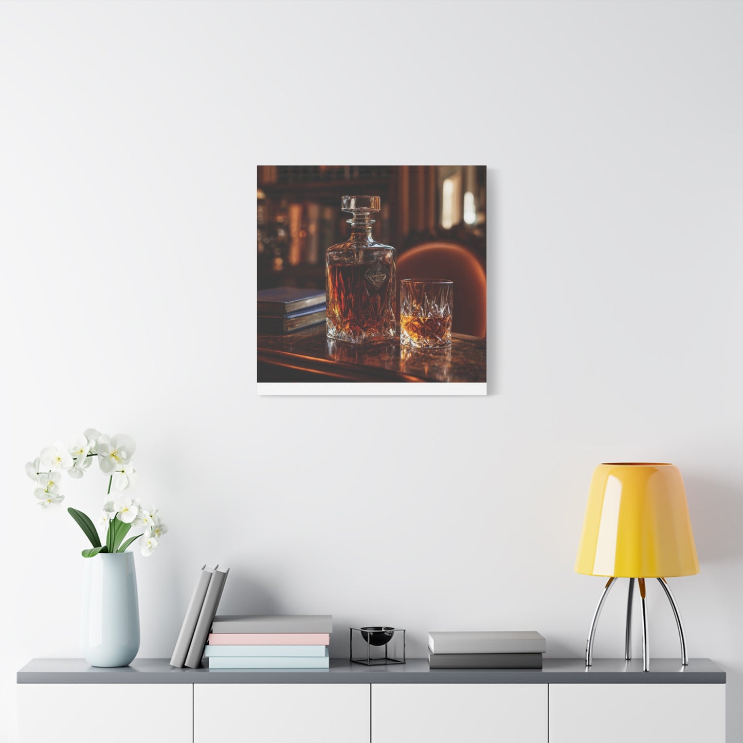 Elegant Whiskey Art Canvas